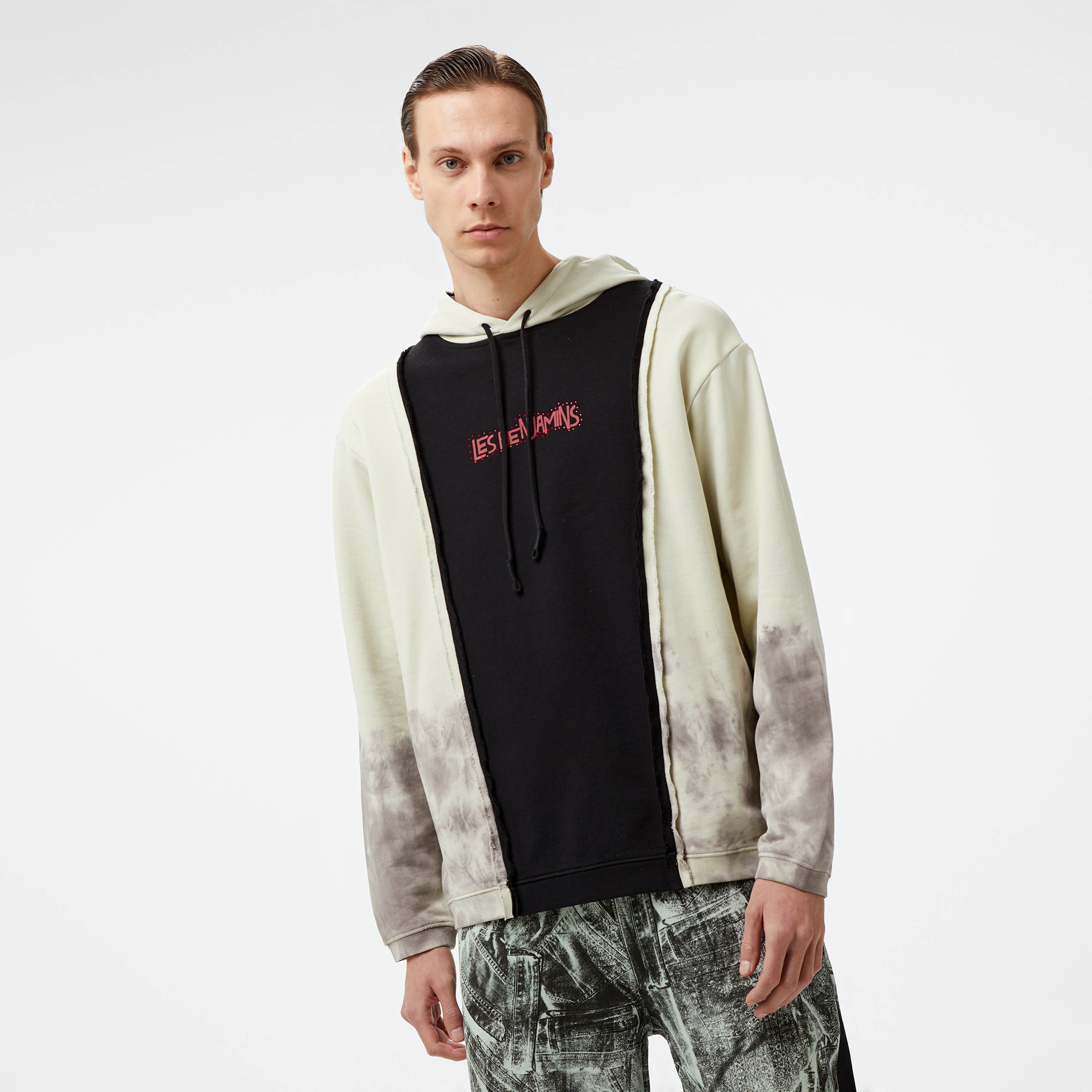 Les Benjamins 009 Erkek Gri Sweatshirt