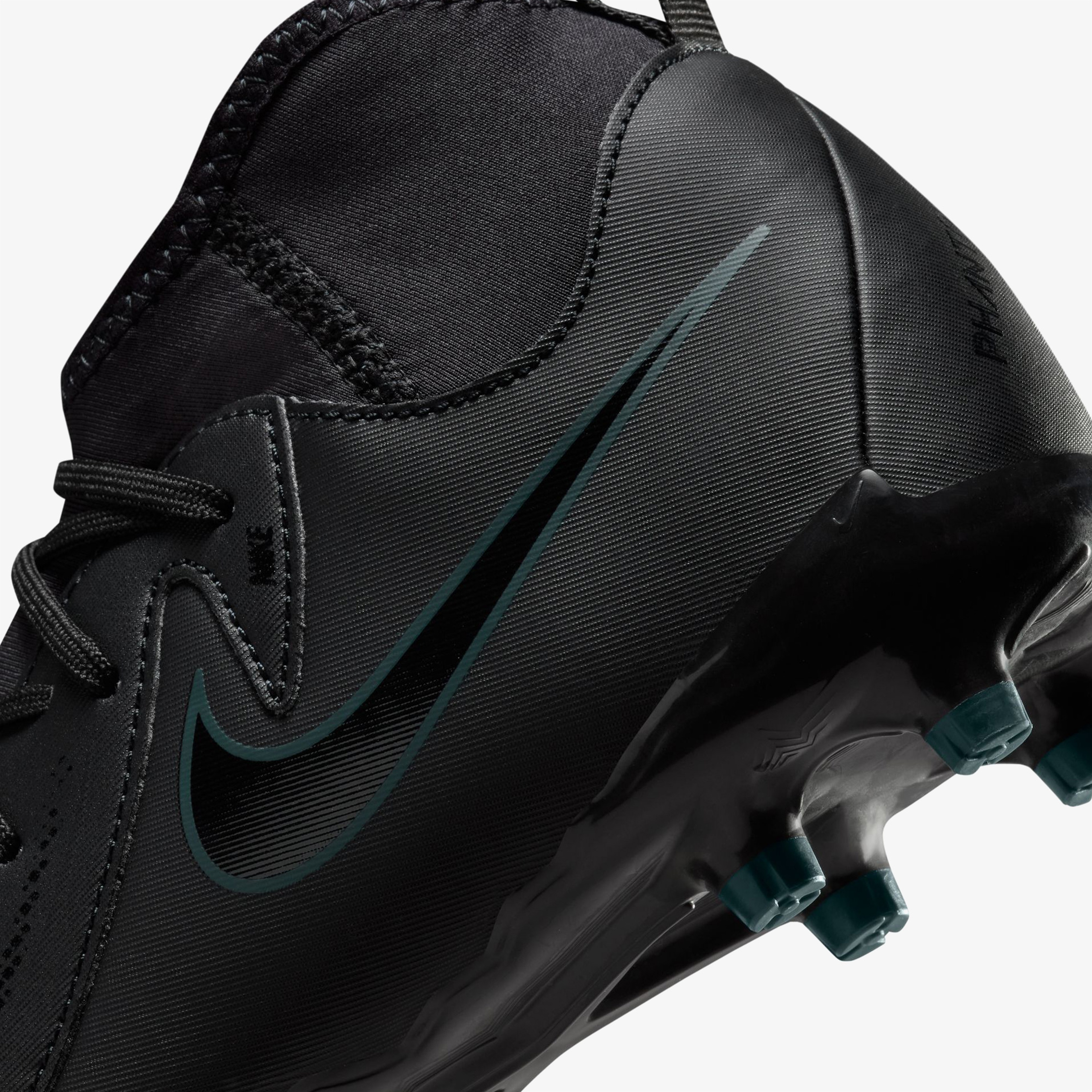 Nike Phatom Luna II Çocuk Siyah Bilekli Çim Saha Kramponu