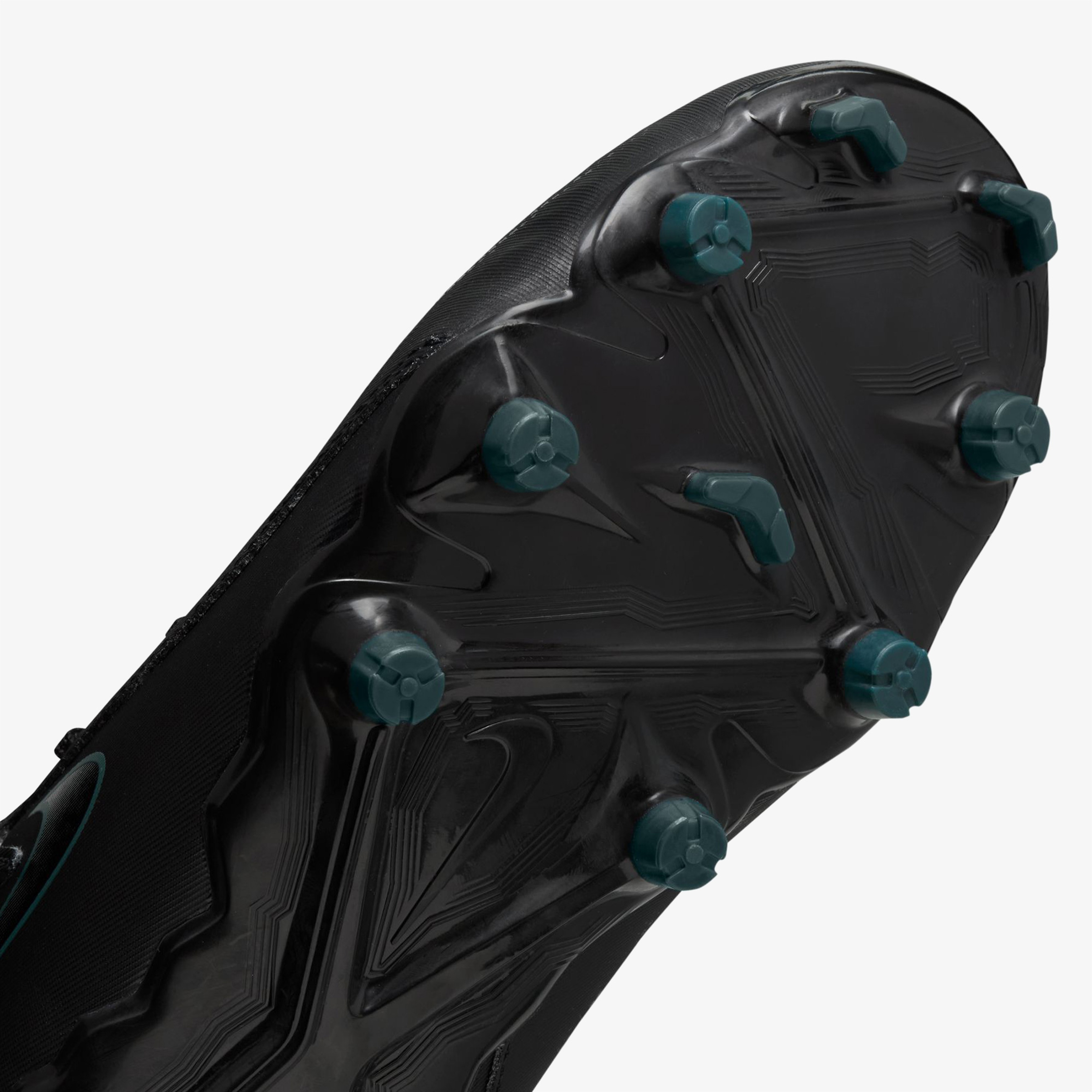 Nike Phatom Luna II Çocuk Siyah Bilekli Çim Saha Kramponu