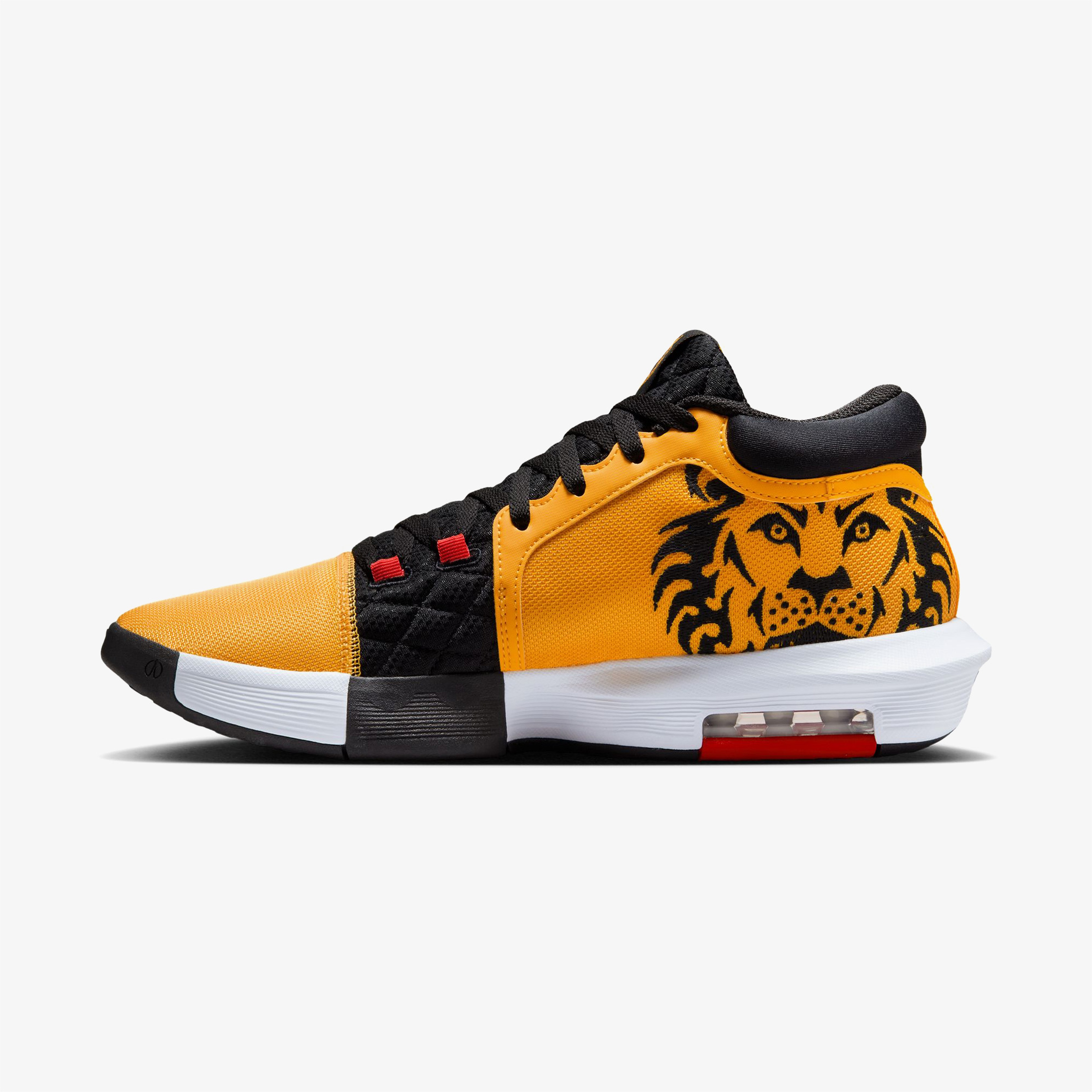 Nike LeBron Witness VIII Erkek Sarı Basketbol Ayakkabısı