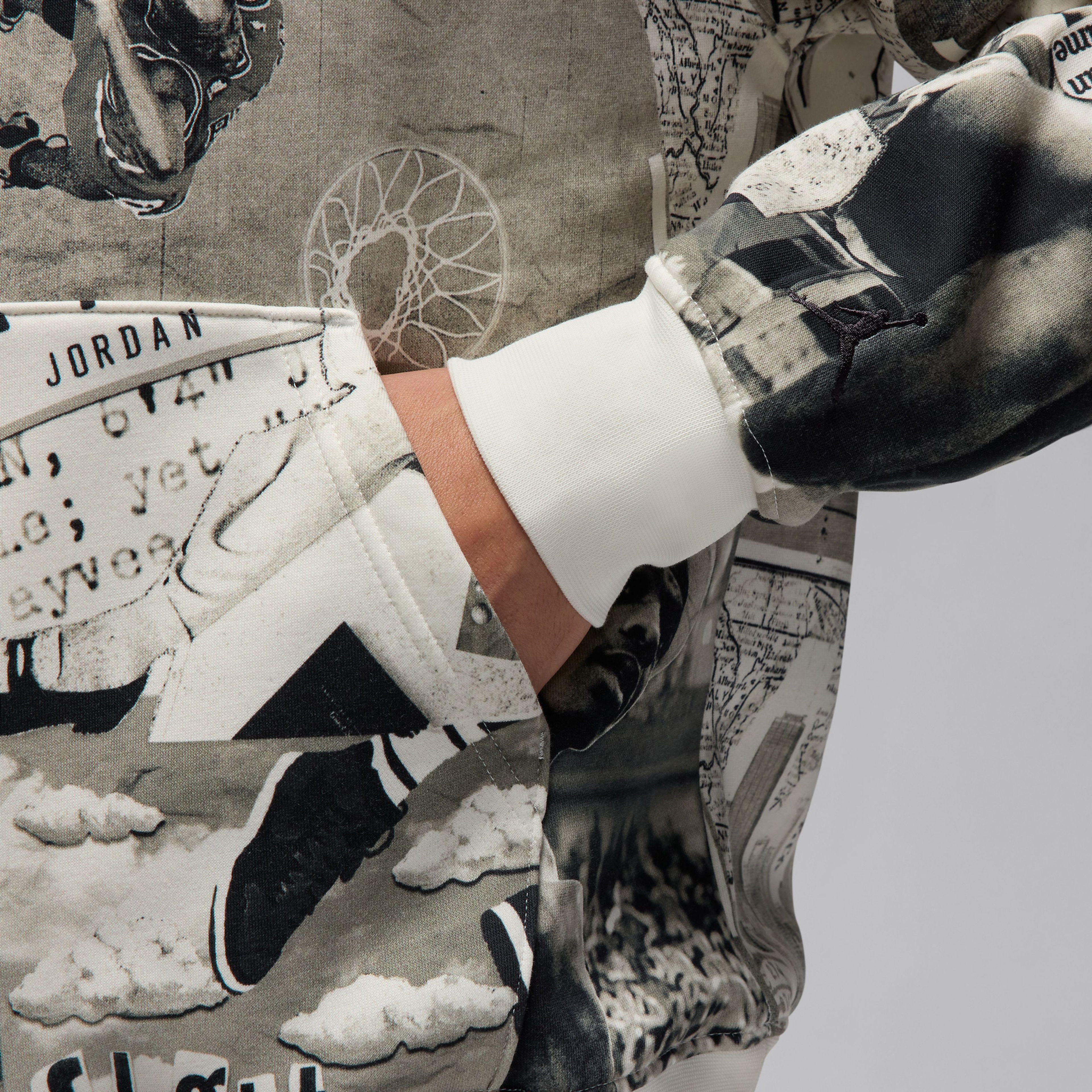 Jordan Brooklyn Fleece Erkek Siyah Sweatshirt