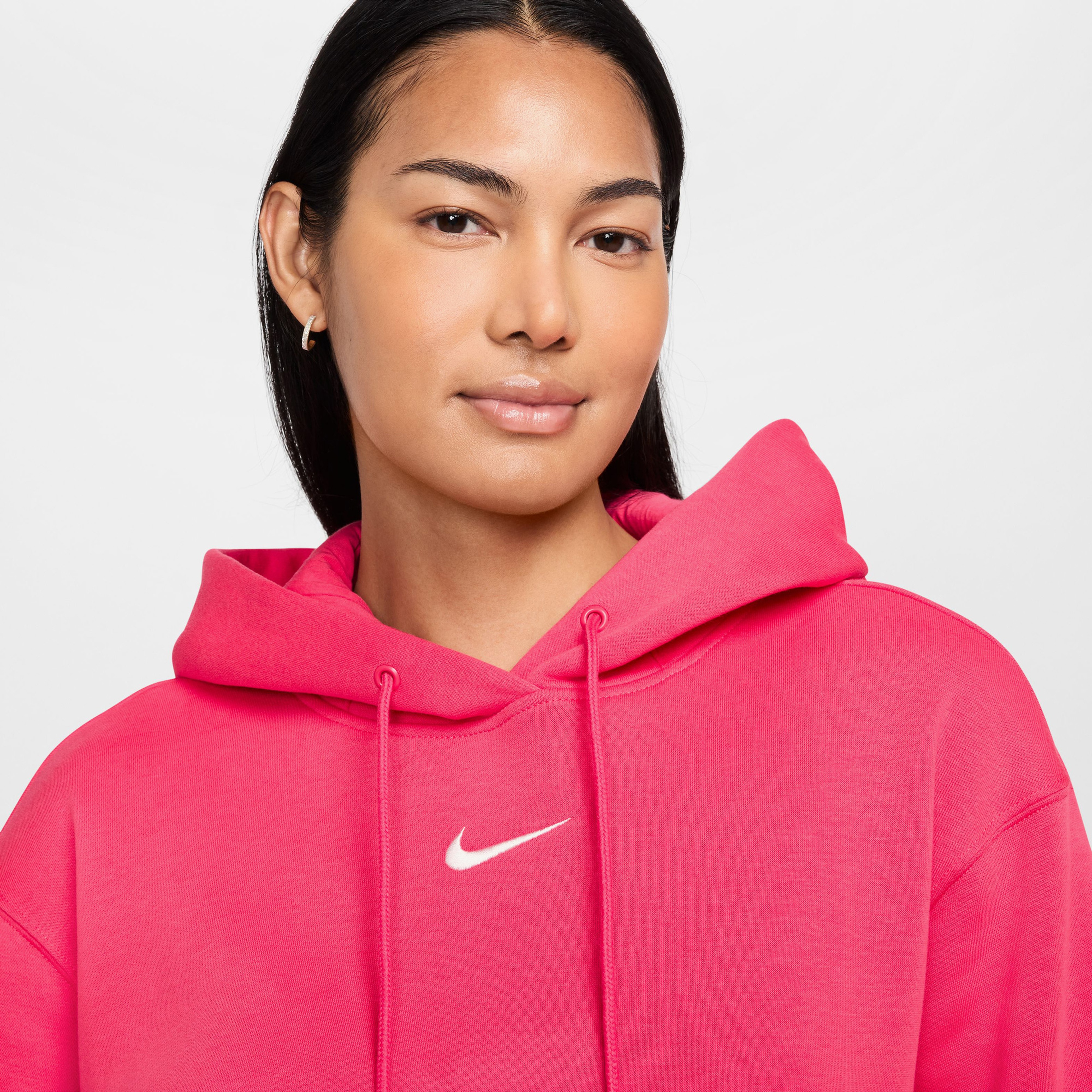 Nike Sportswear Phoenix Kadın Pembe Gnlük Sweatshirt