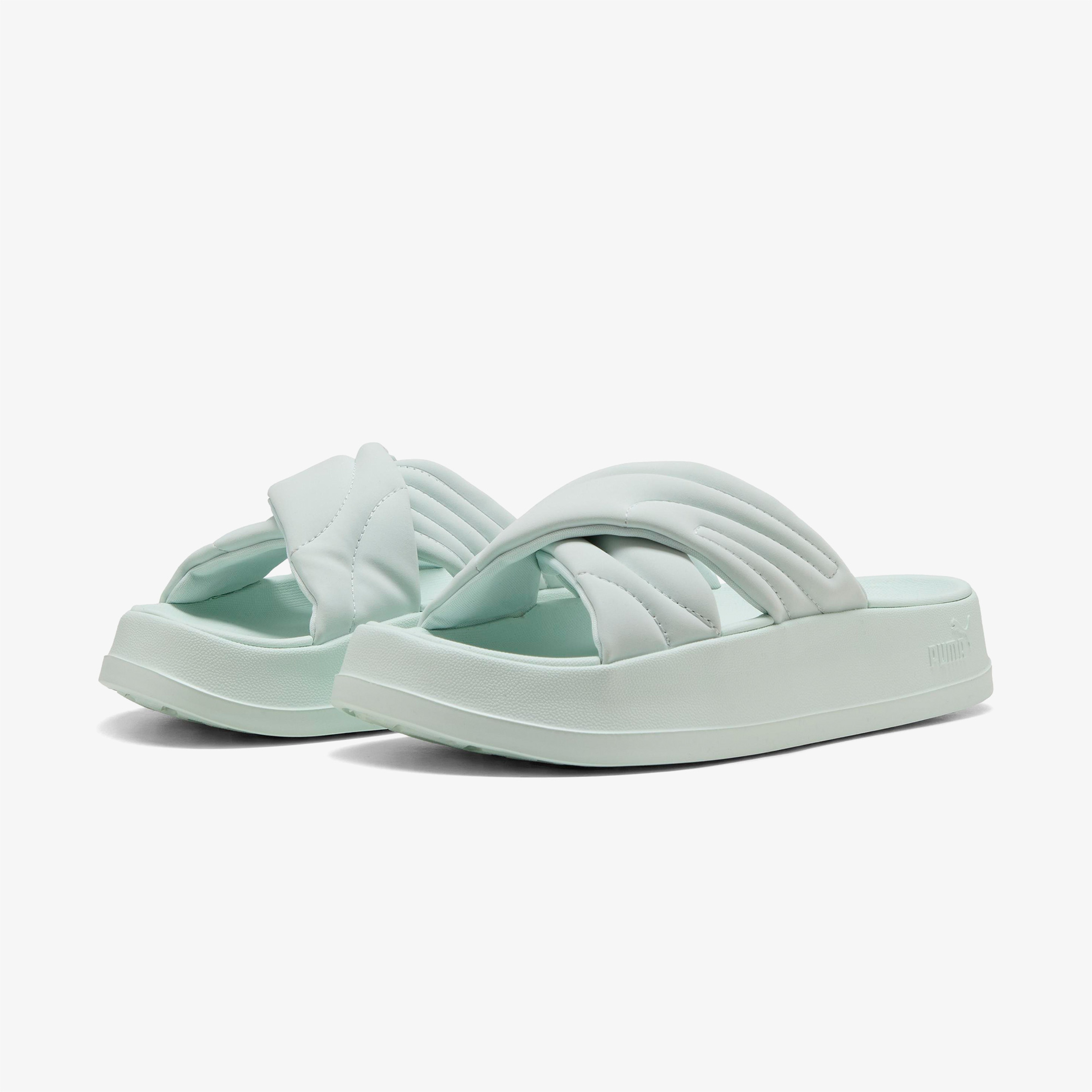 Puma Leadcat Platform Kadın Mavi Terlik