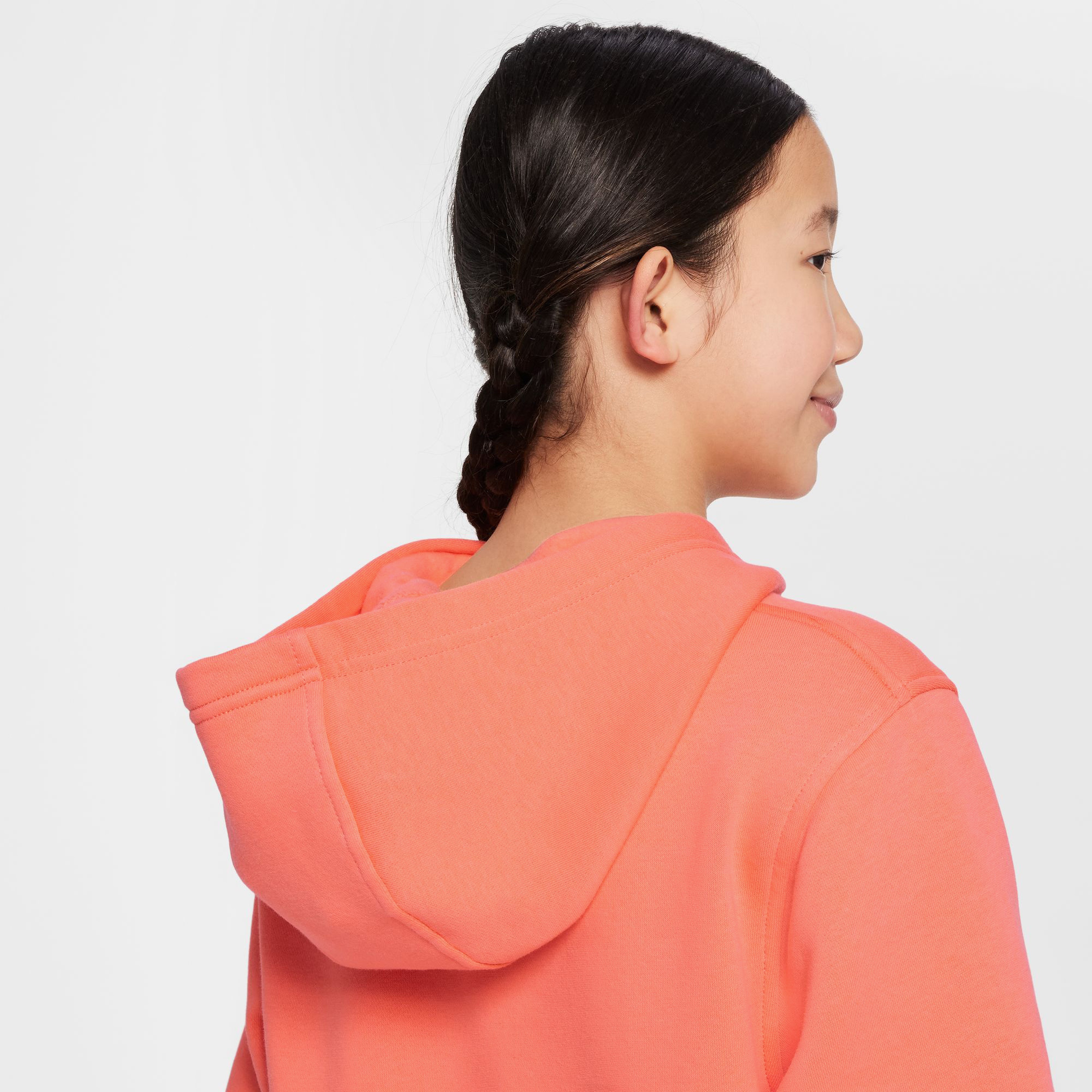 Nike Erling Haaland Club Fleece Çocuk Turuncu Sweatshirt