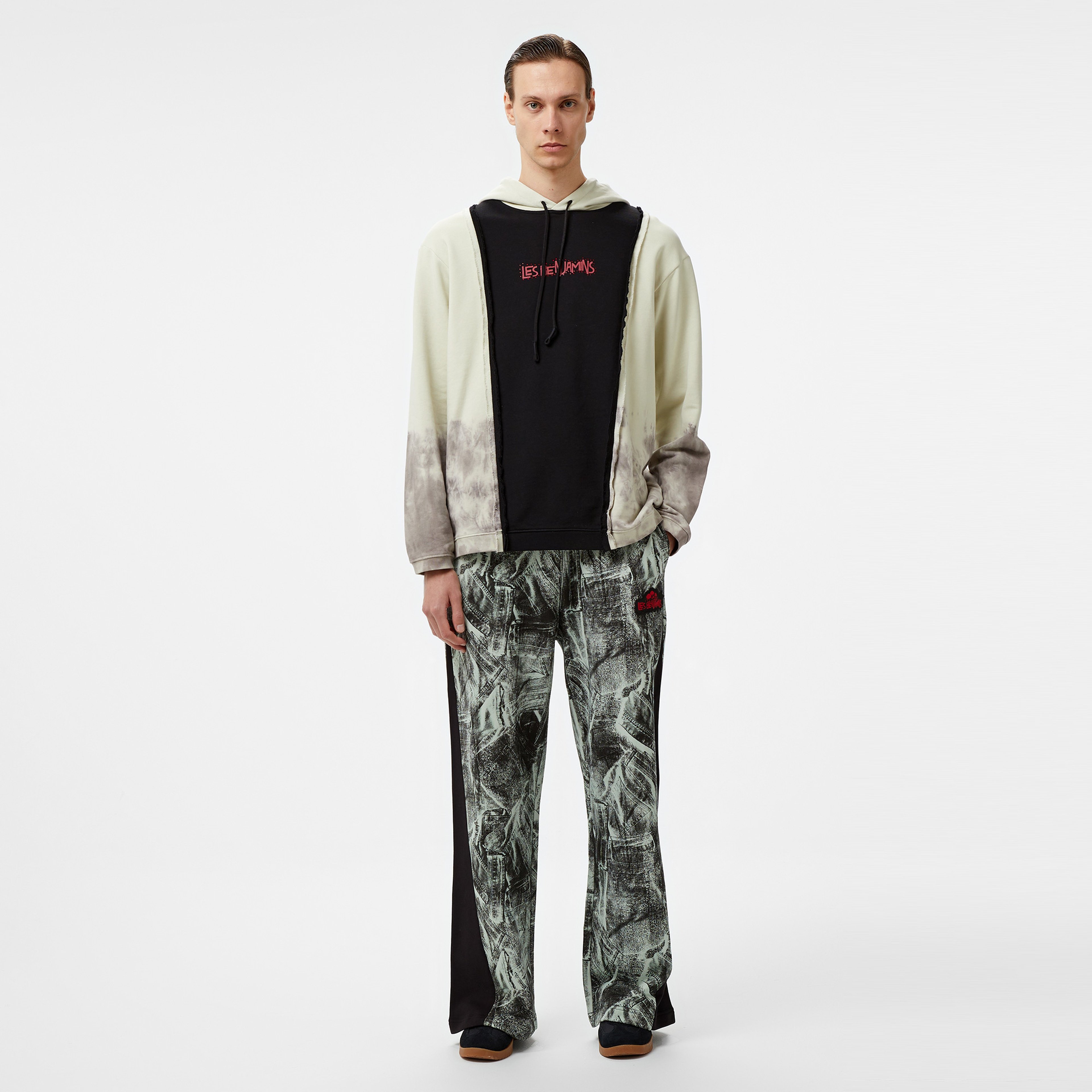 Les Benjamins 009 Erkek Gri Sweatshirt