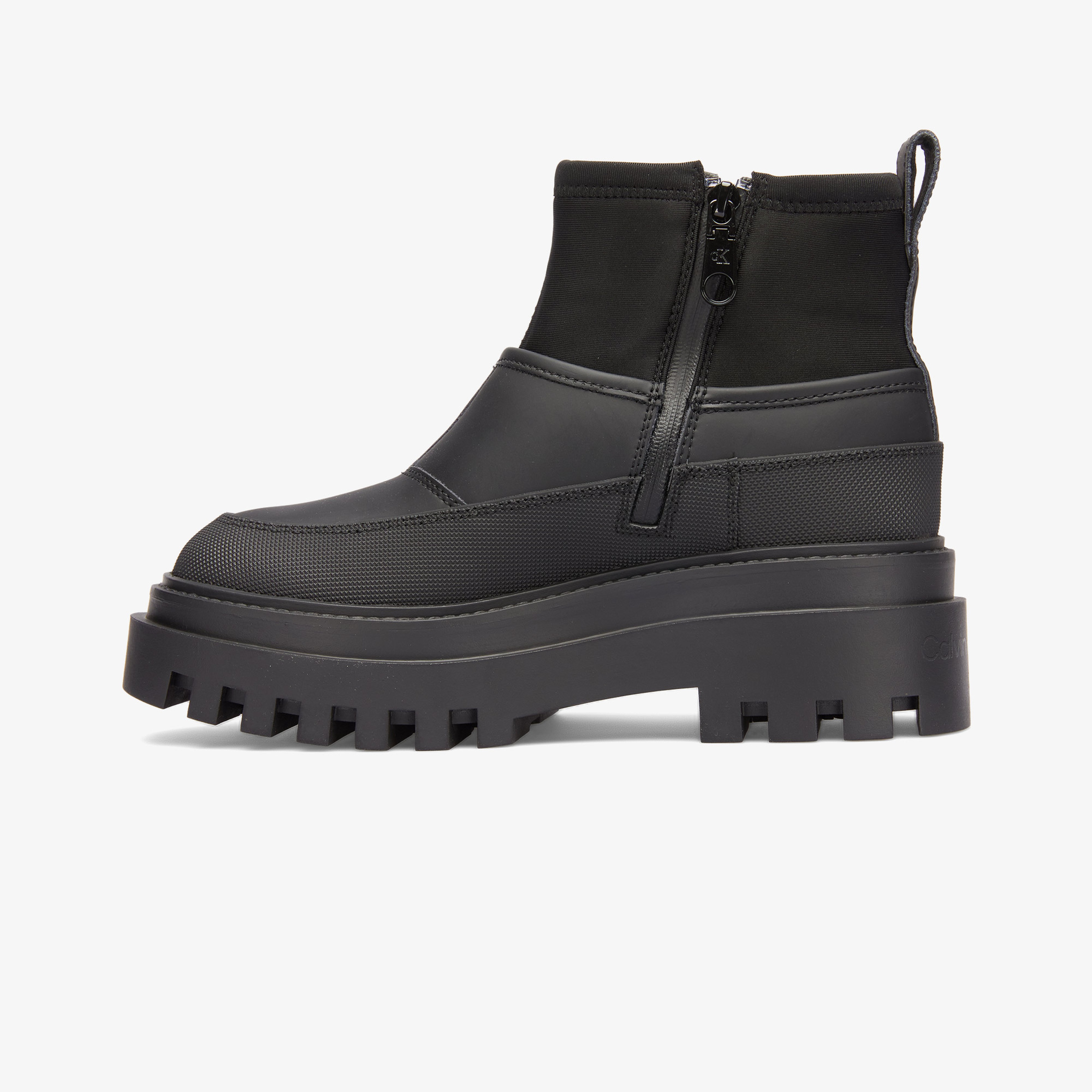 Calvin Klein Jeans Flatform Rainboot Low R Kadın Siyah Yağmur Botu
