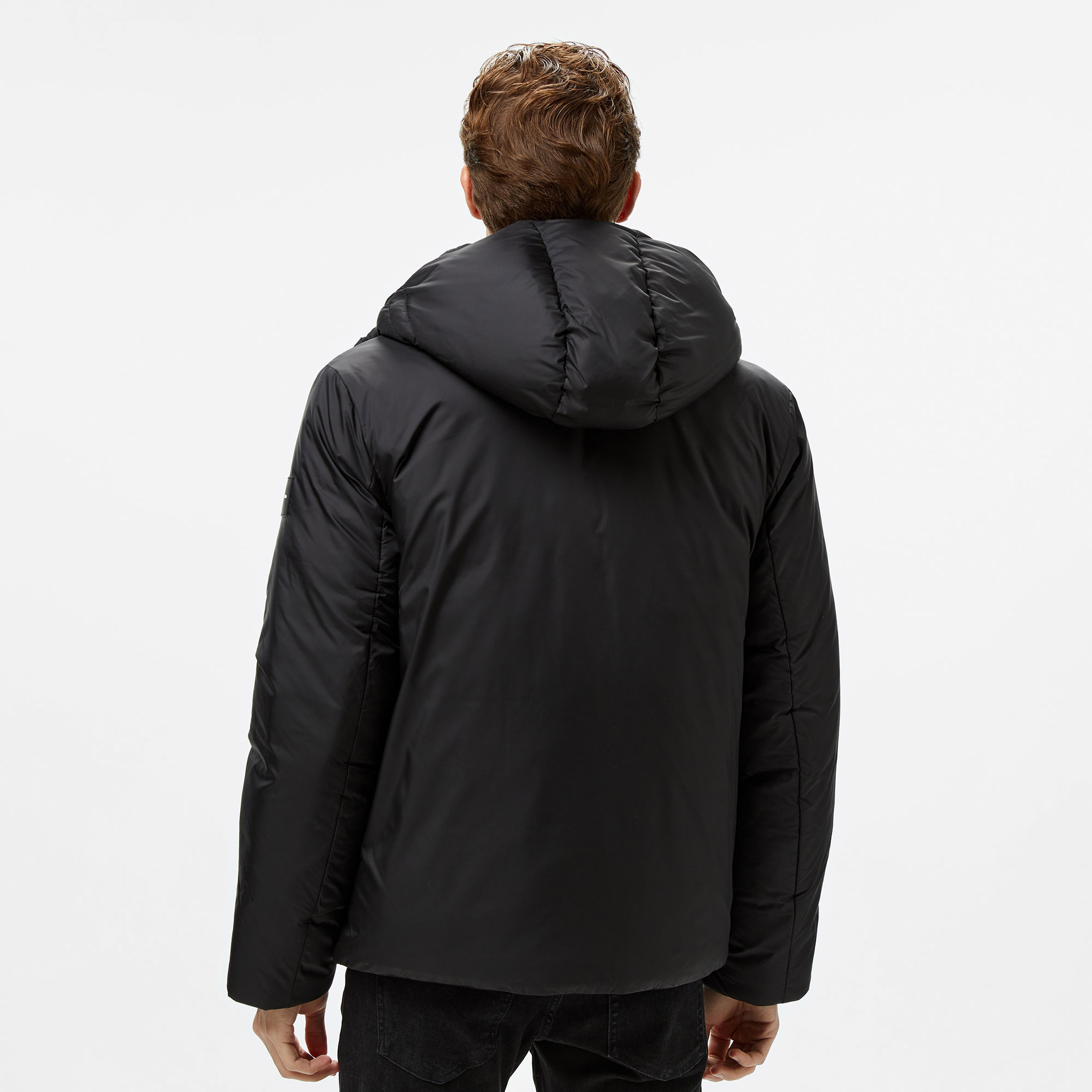 Calvin Klein Non Quilt Padded Hooded Erkek Siyah Ceket