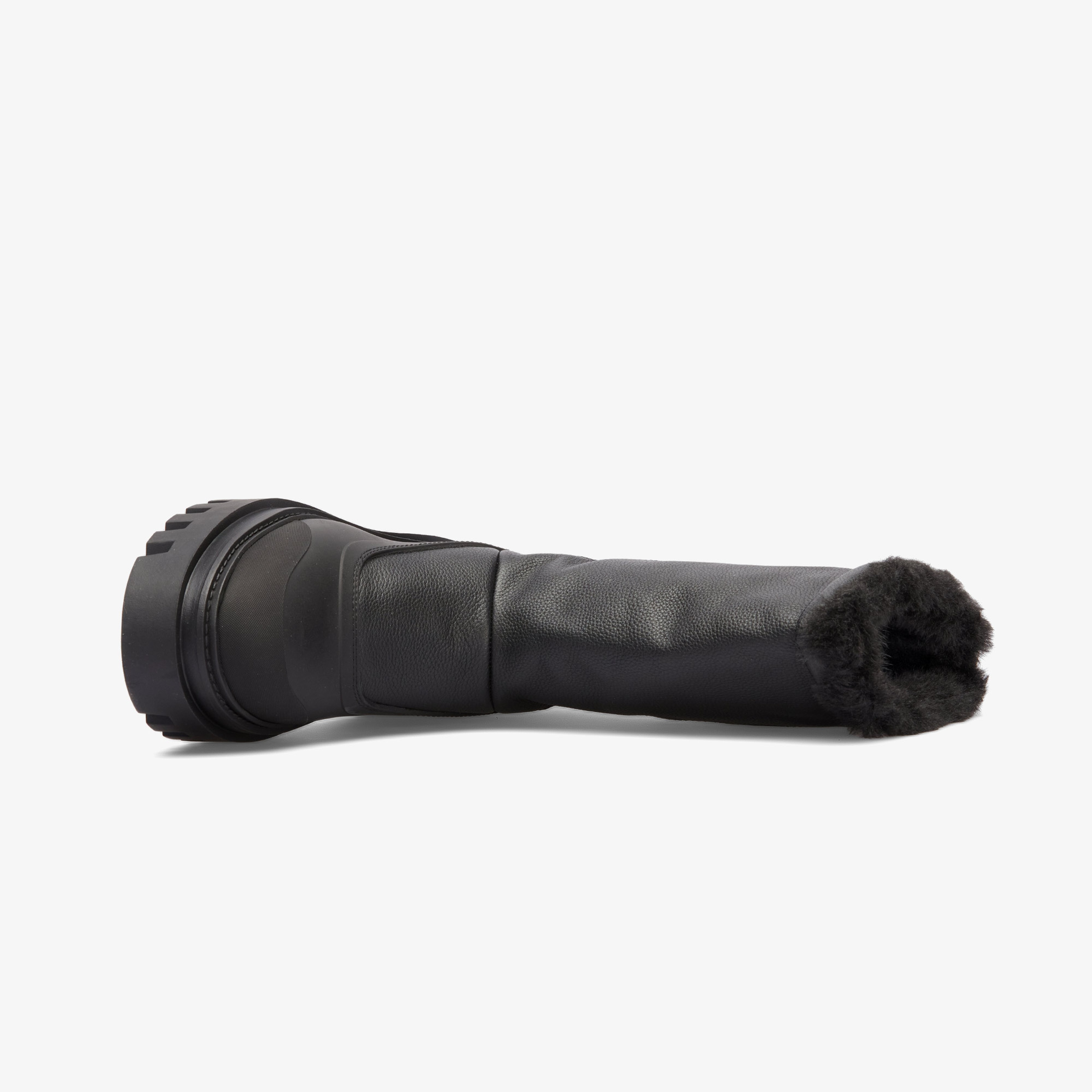 Calvin Klein Jeans Flatform Chelsea Boot Padded Kadın Siyah Yağmur Botu