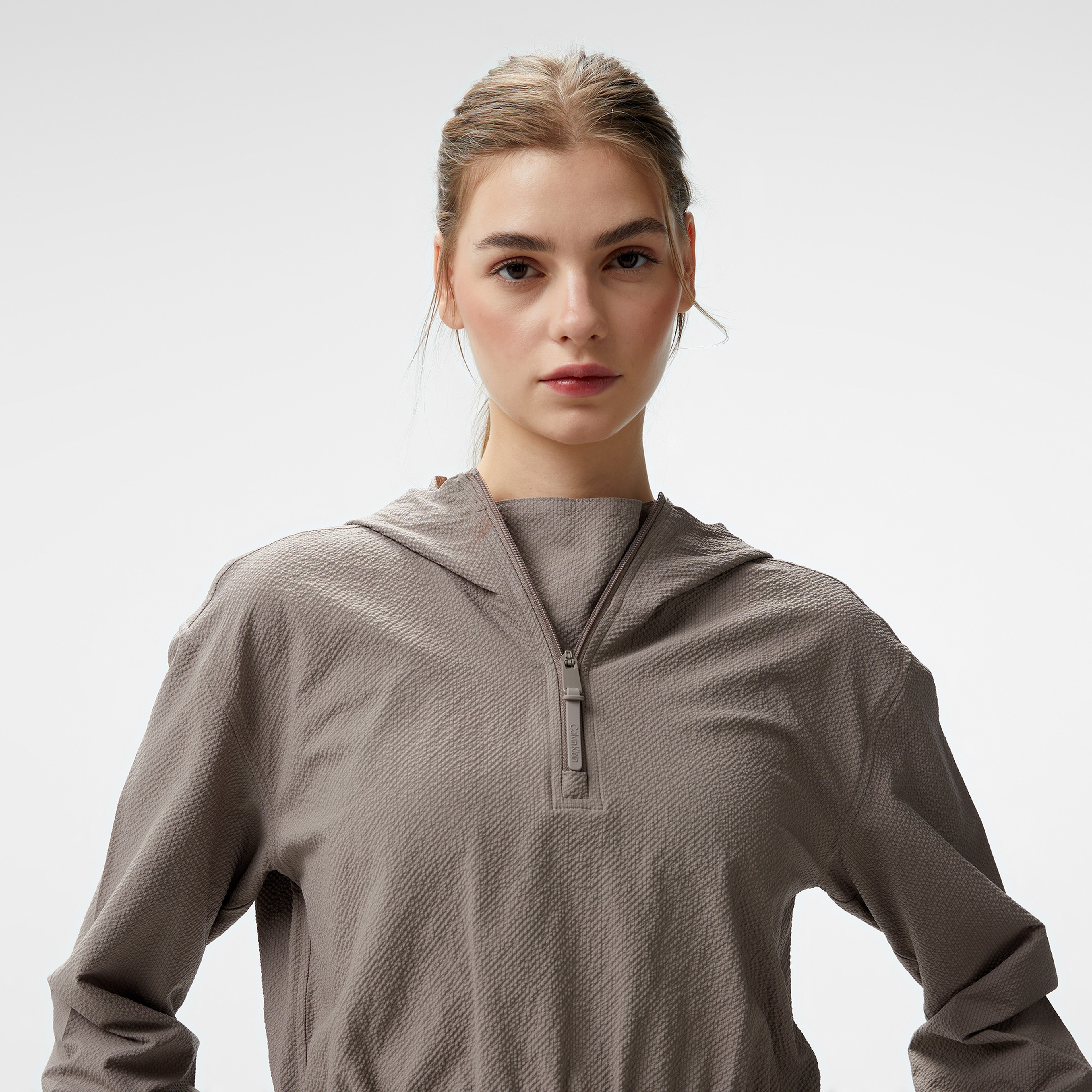 Calvin Klein Wind Kadın Kahverengi Rüzgarlık