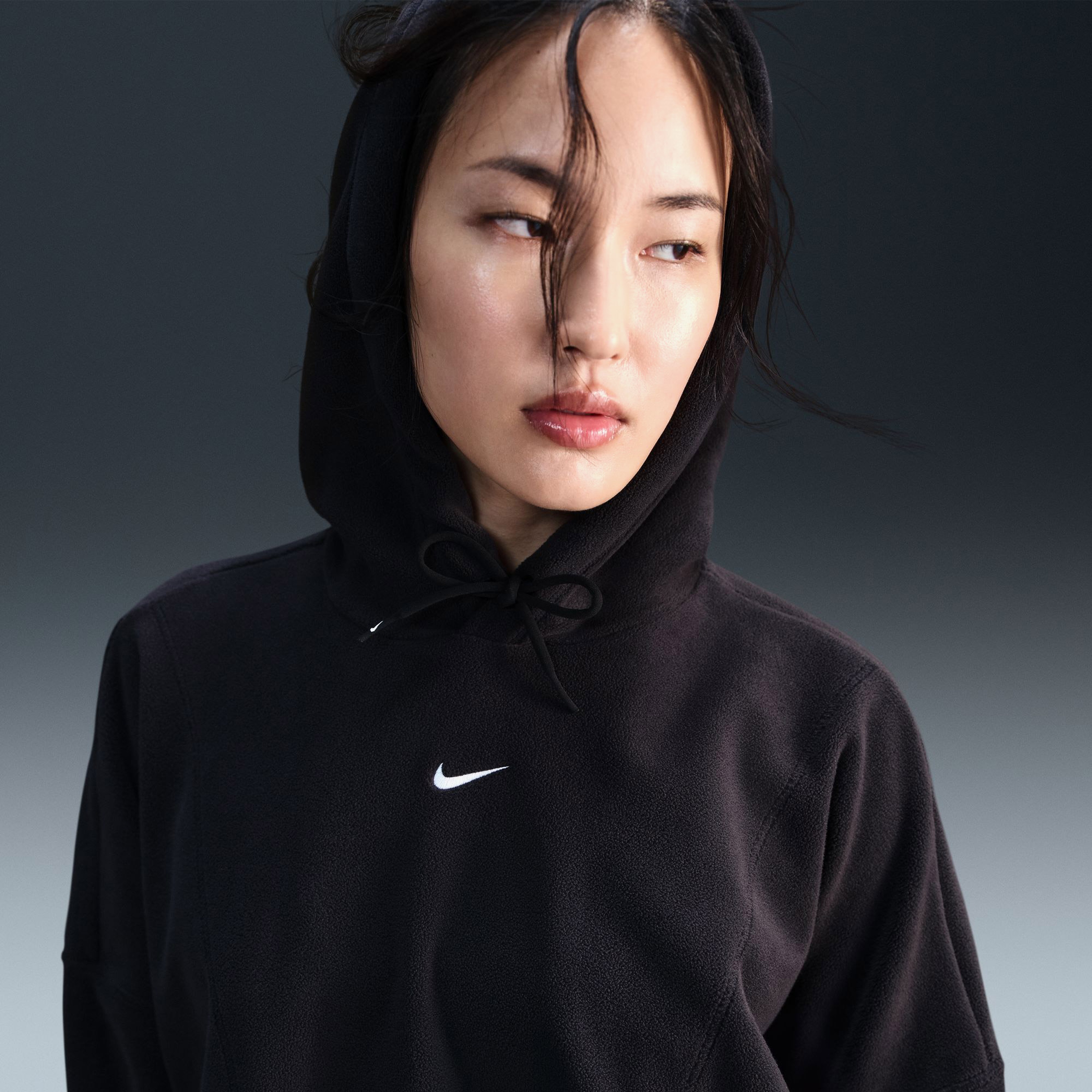 Nike One Therma Fit Kadın Siyah Günlük Sweatshirt