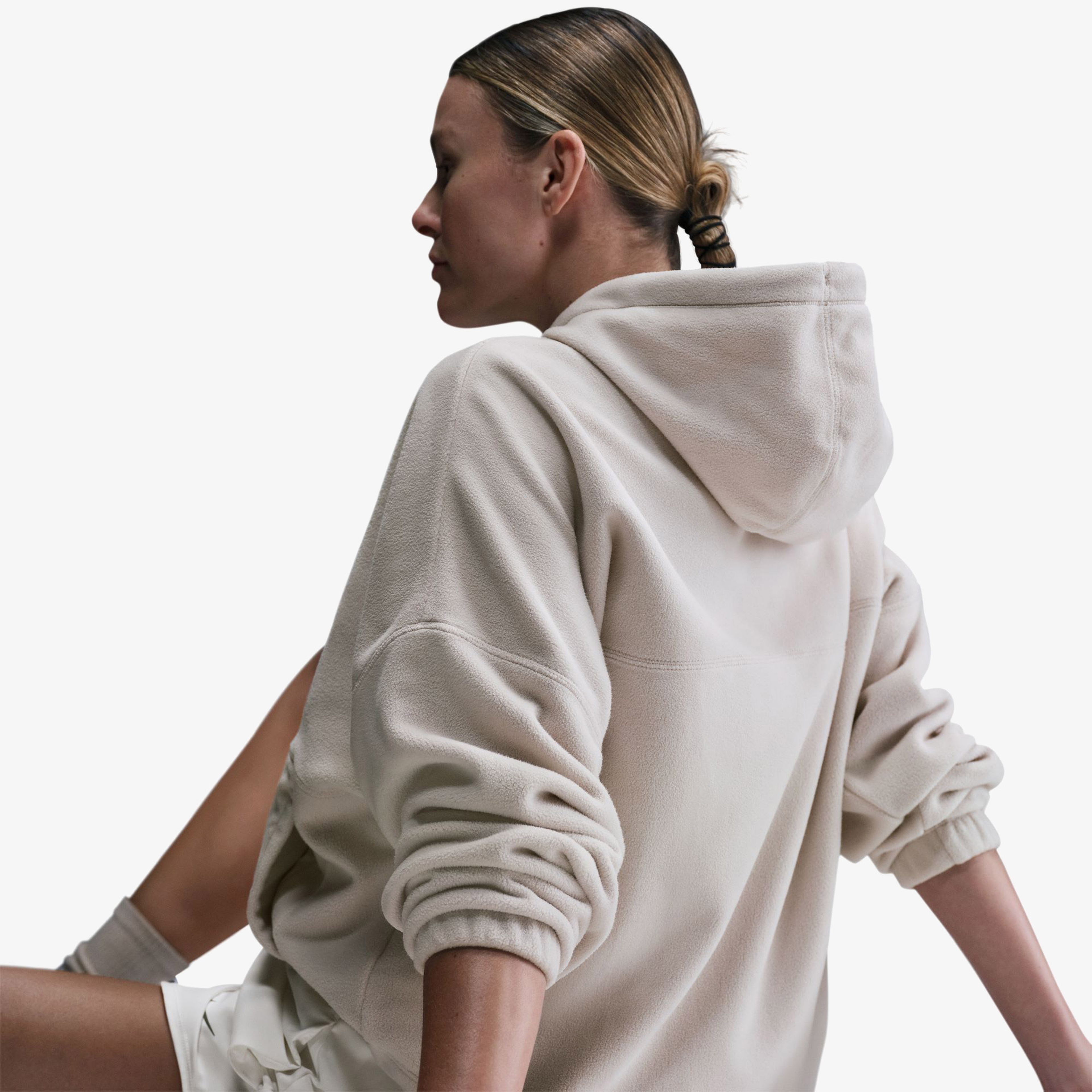 Nike One Therma Fit Pullover Kadın Gri Günlük Sweatshirt