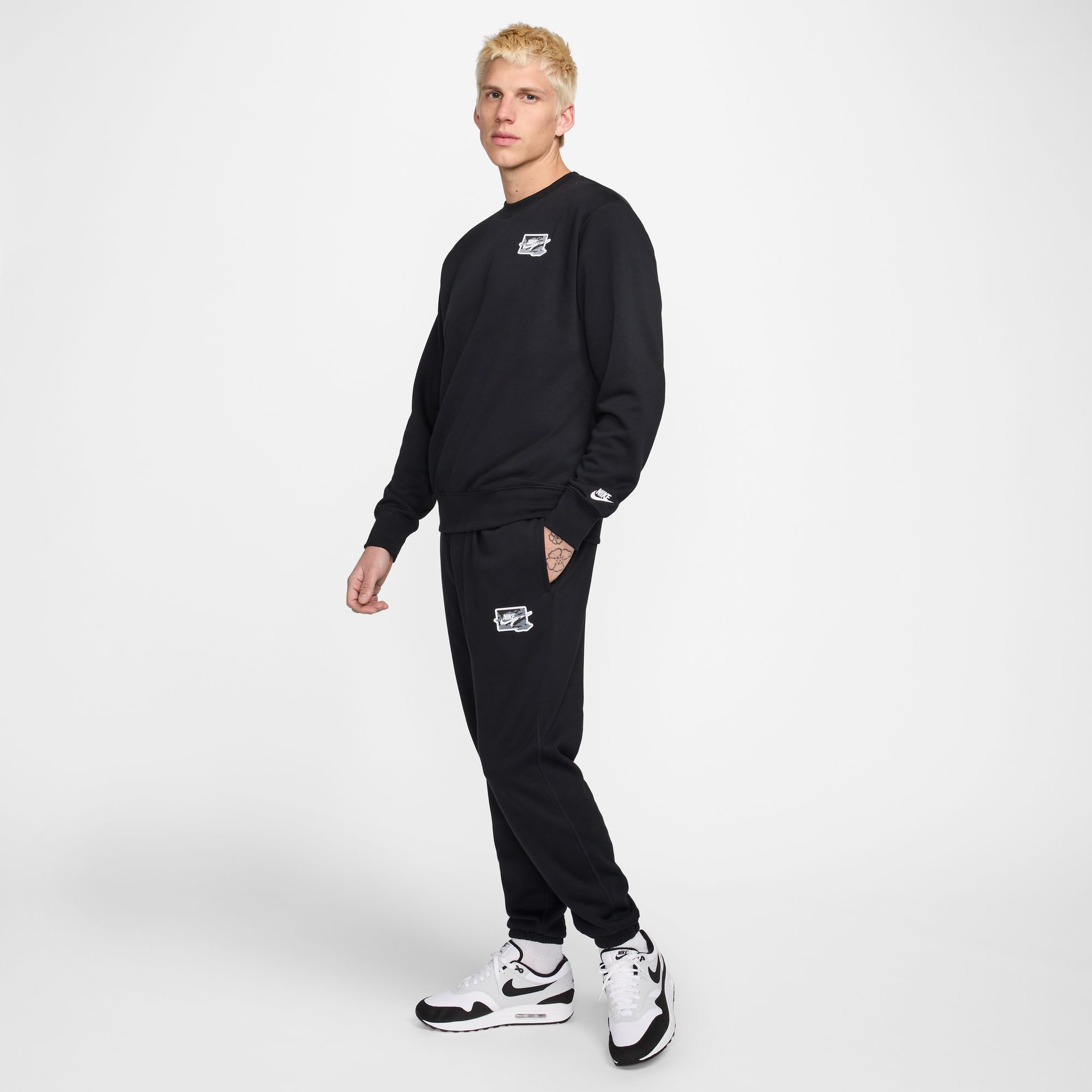 Nike Erkek Siyah Sweatshirt