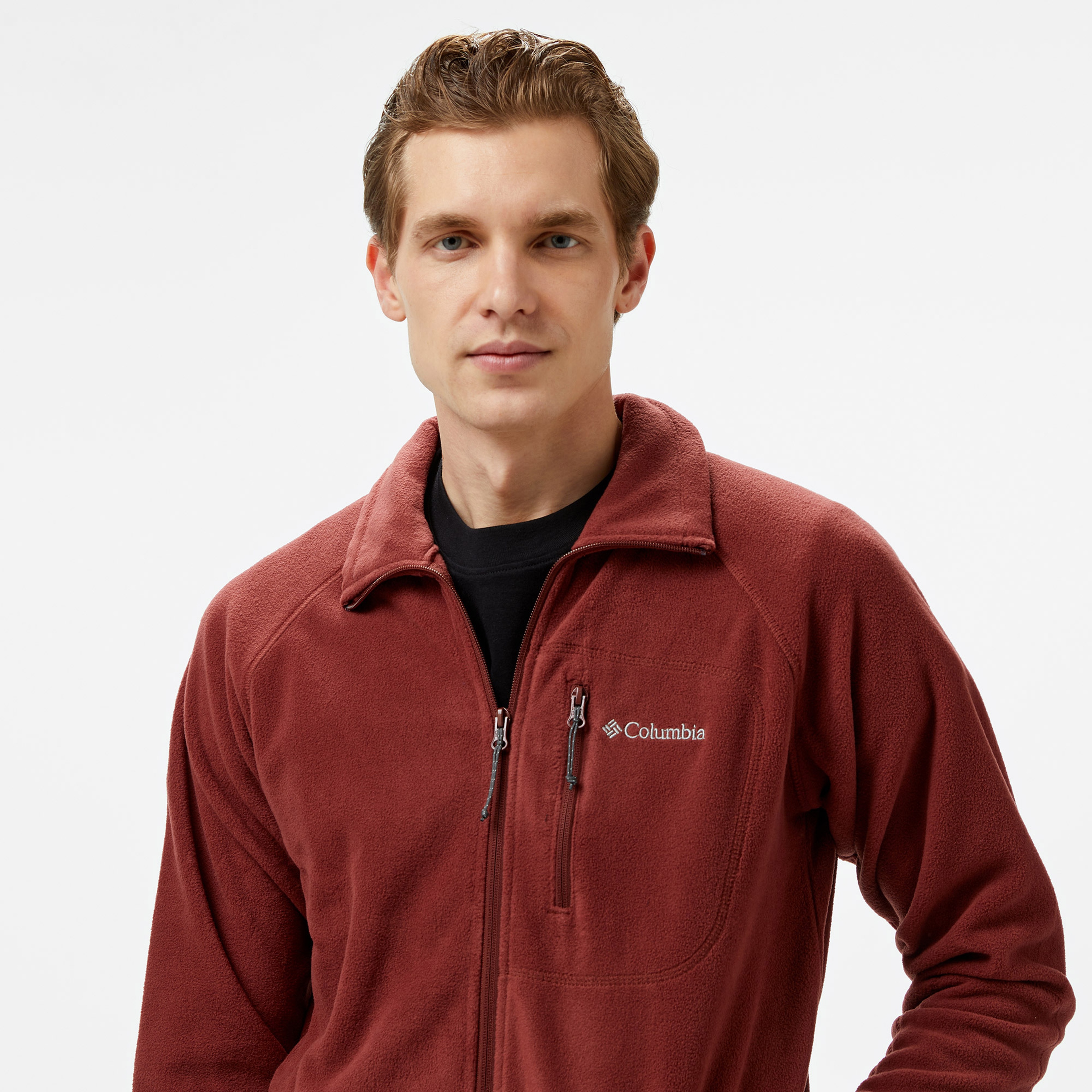 Columbia Fast Trek II Full Zip Fleece Erkek Kırmızı Polar