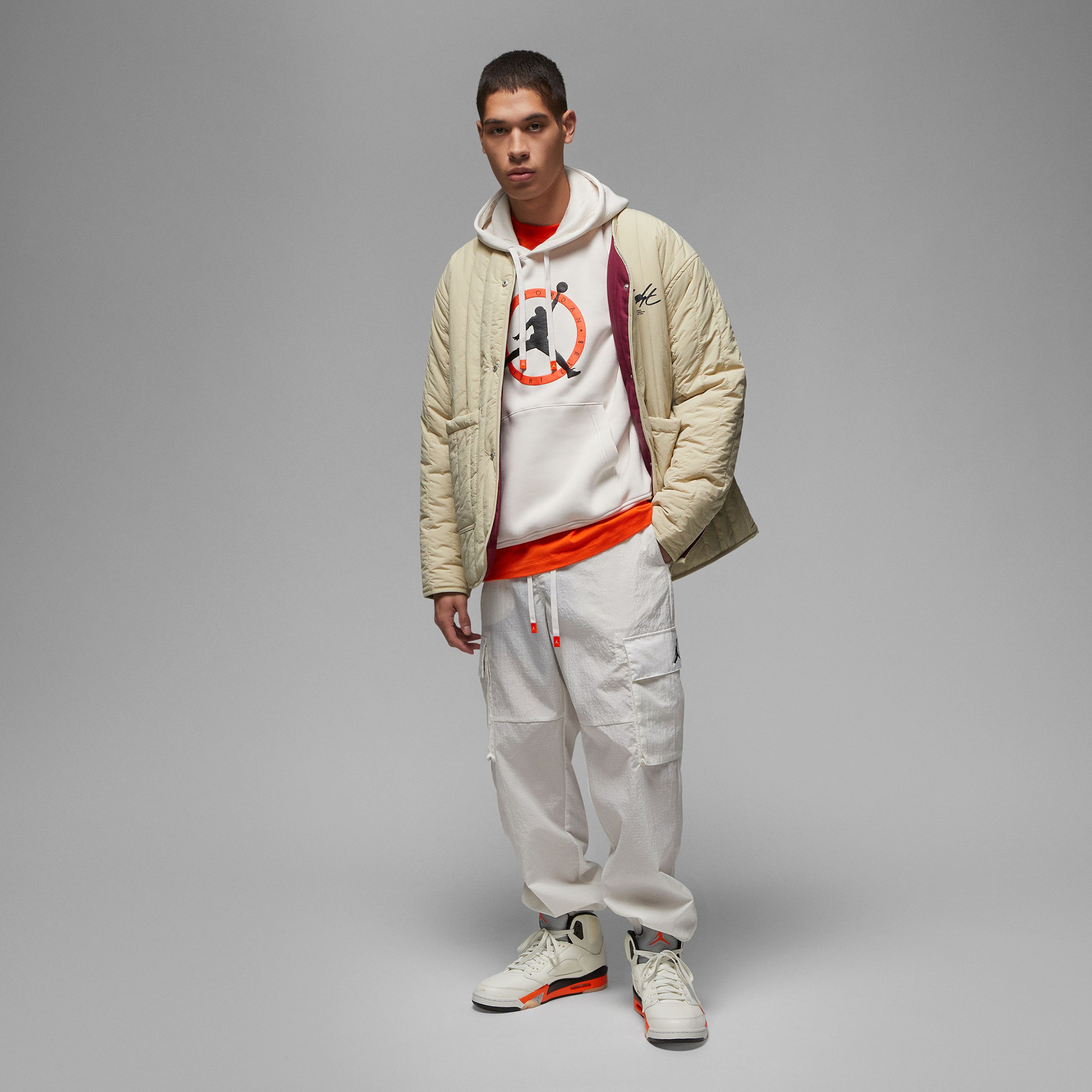 Jordan Flight MVP Erkek Krem Sweatshirt