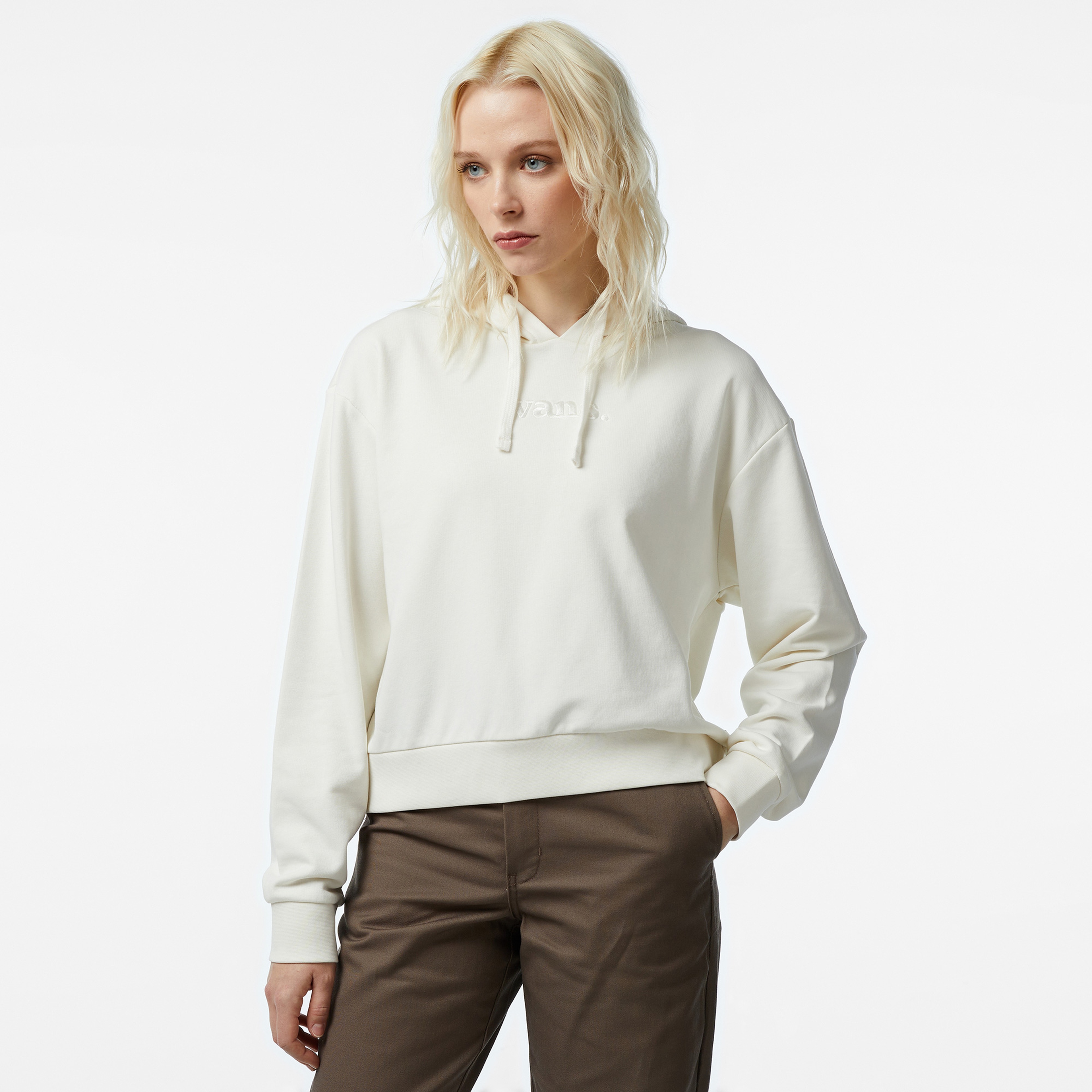 Vans Essentıal Ft Rlx Po Kadın Beyaz Sweatshirt