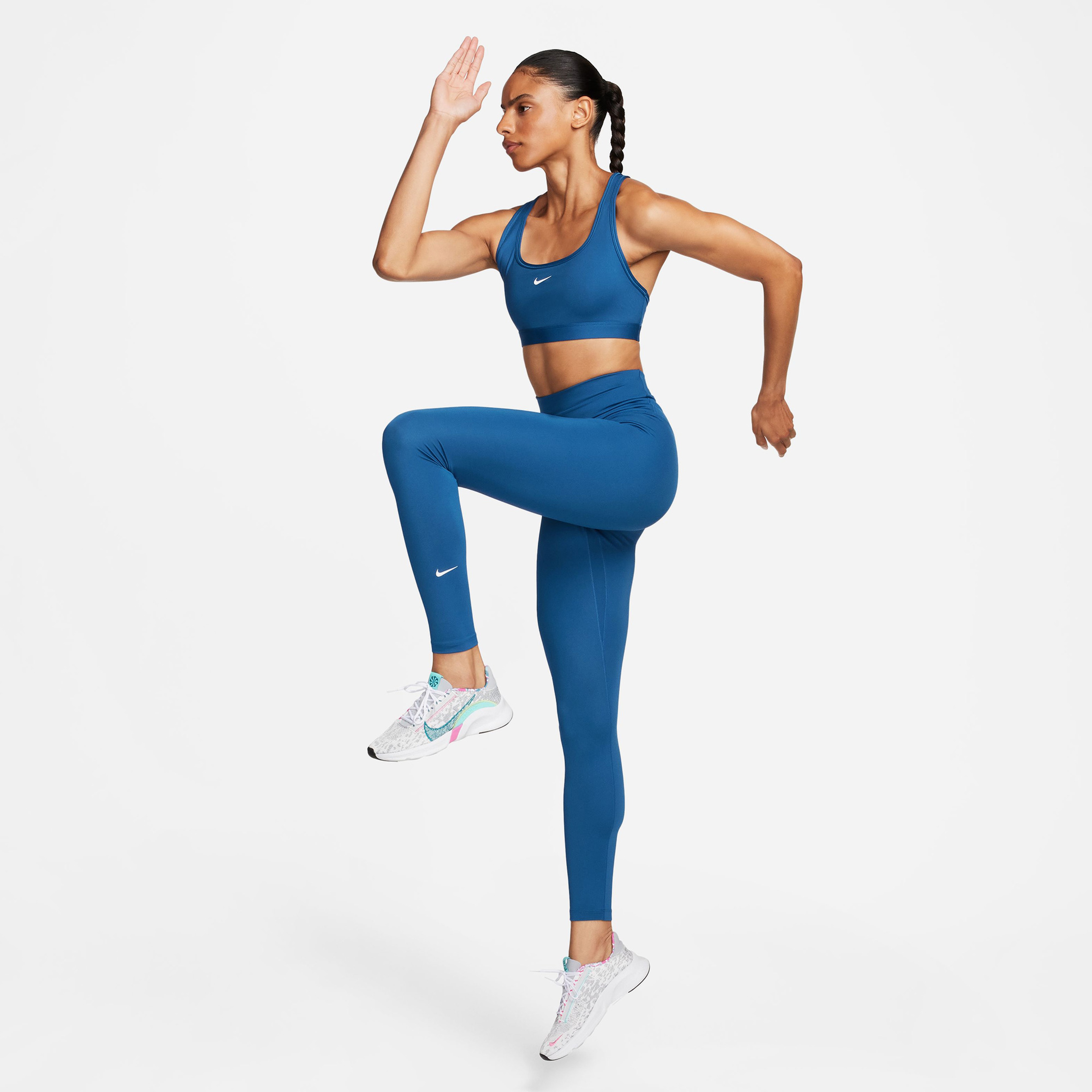 Nike One Dri-Fit Kadın Mavi Tayt
