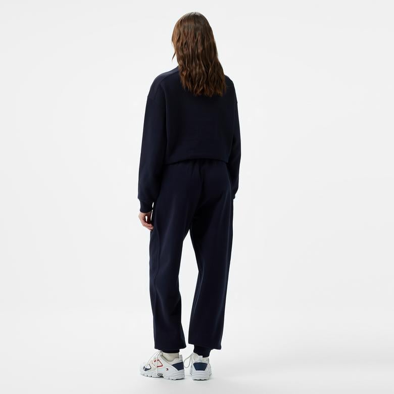 Tommy Hilfiger Varsity Crest Kadın Mavi Eşofman Altı