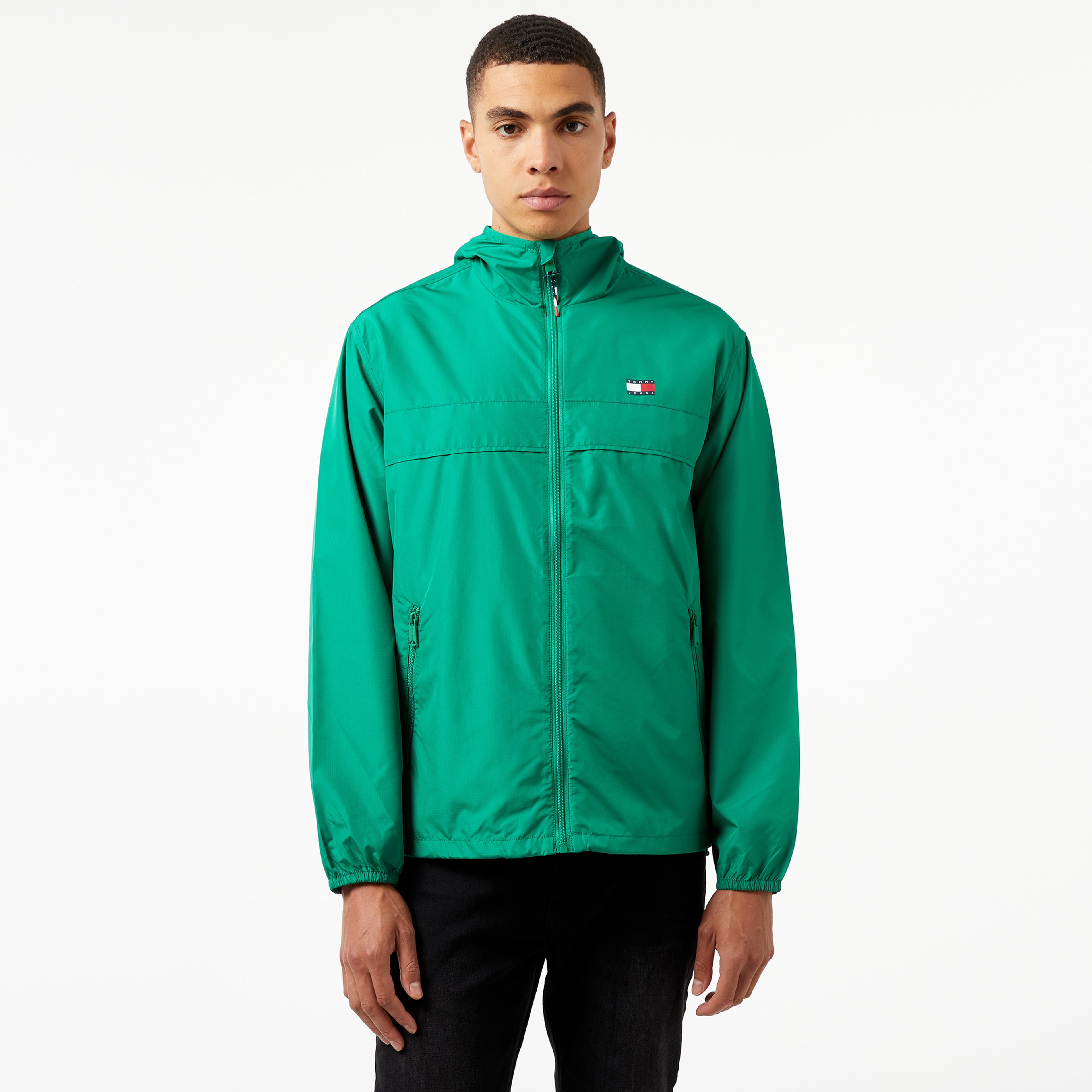 Tommy Jeans Erkek Yeşil Mont
