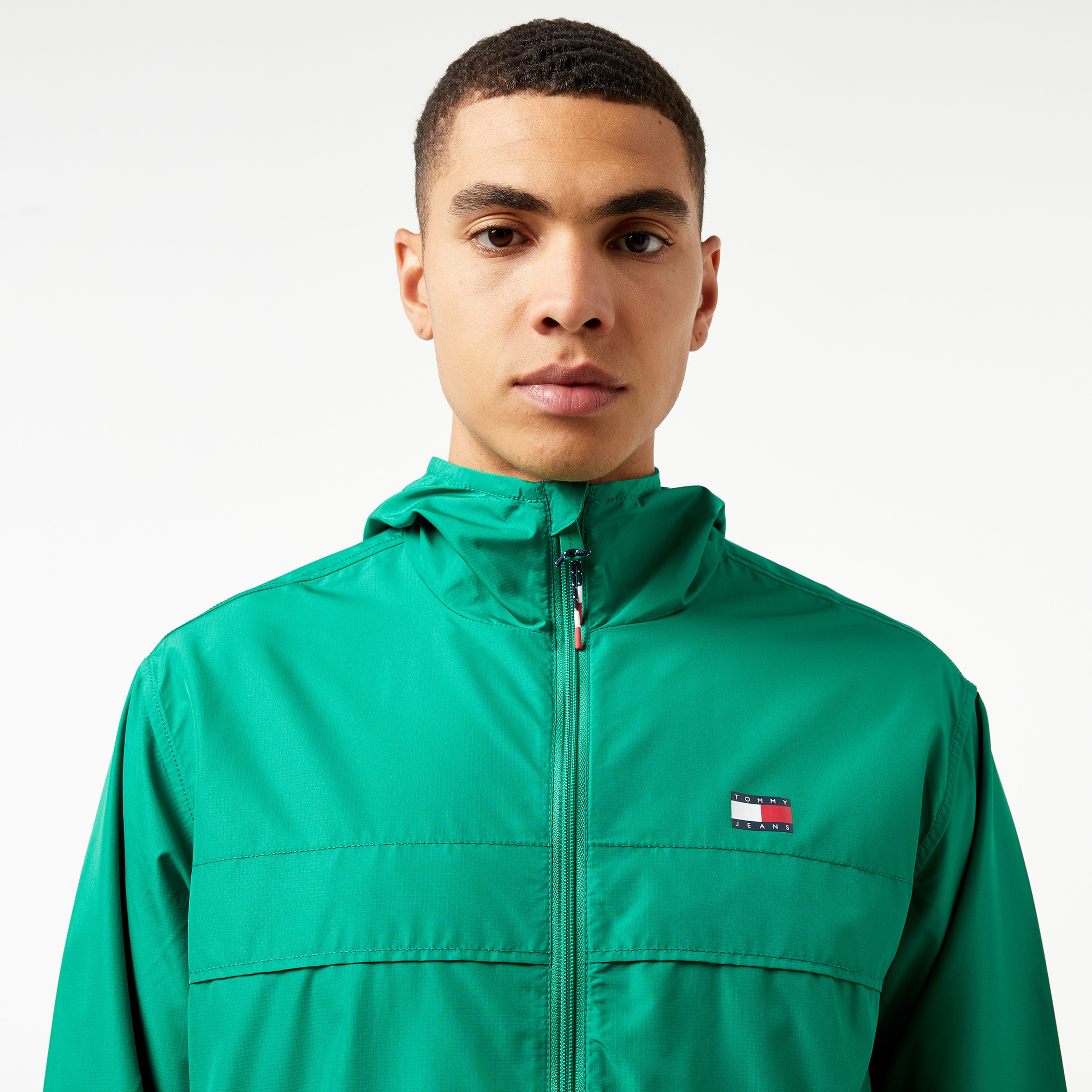 Tommy Jeans Erkek Yeşil Mont