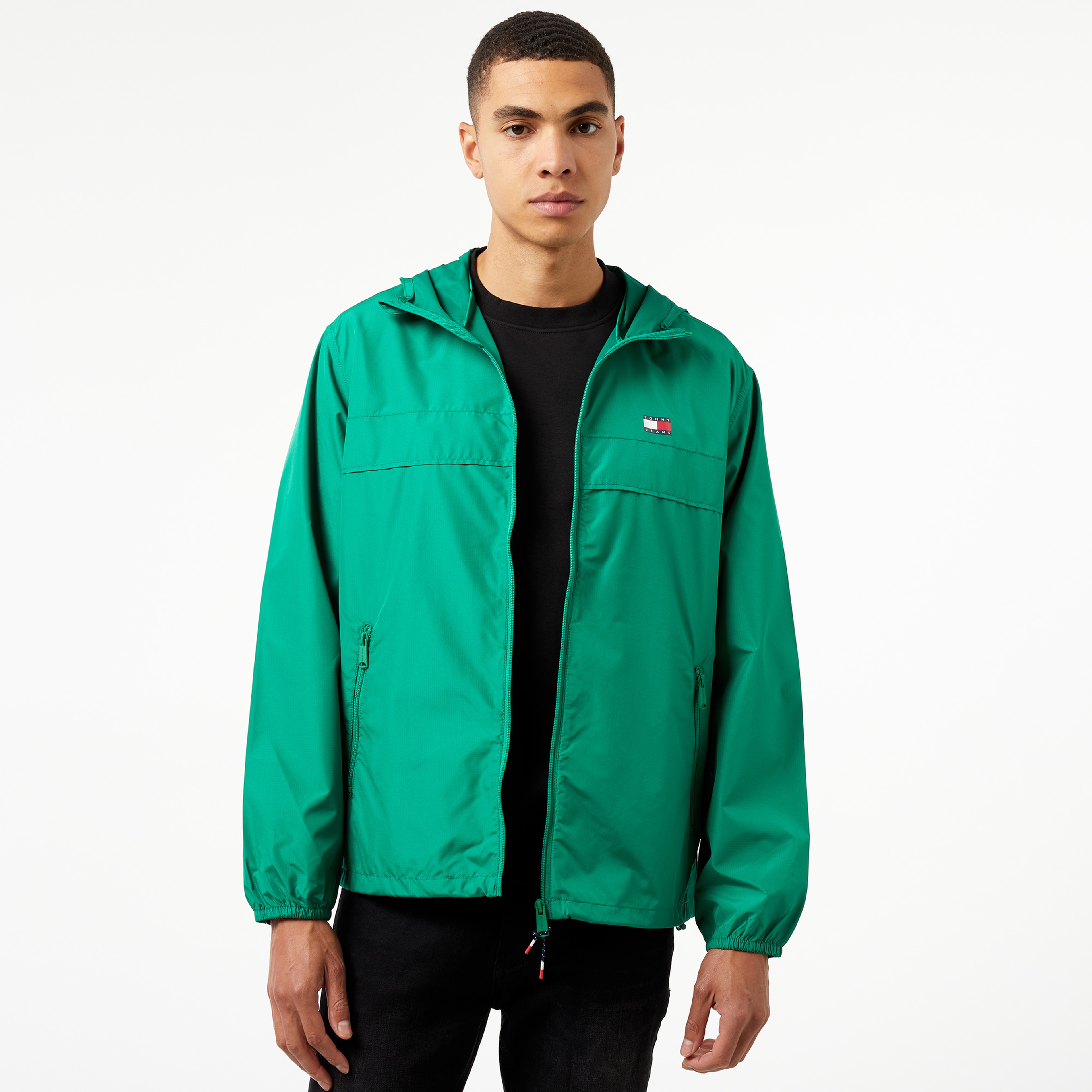 Tommy Jeans Erkek Yeşil Mont