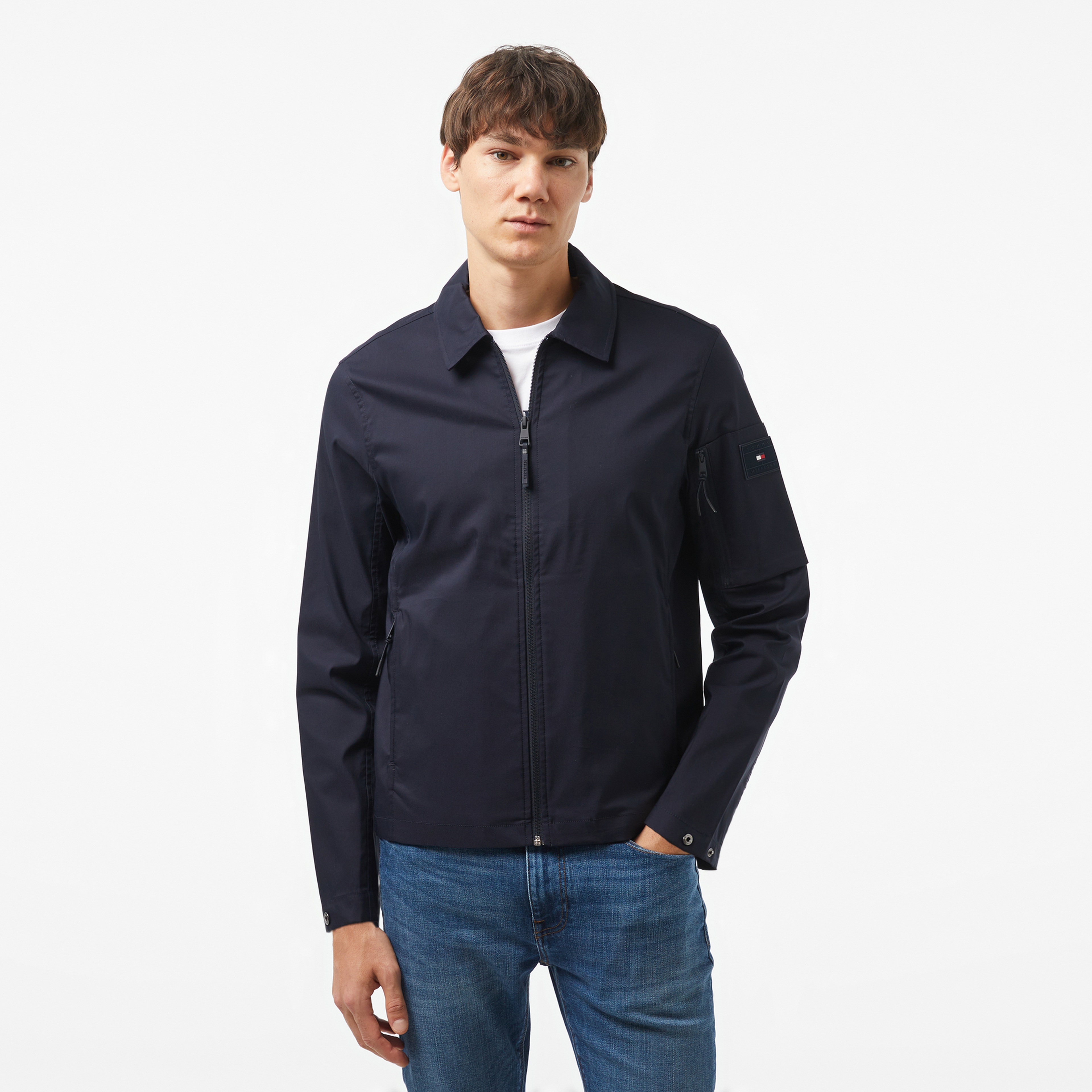 Tommy Hilfiger Erkek Mavi Mont