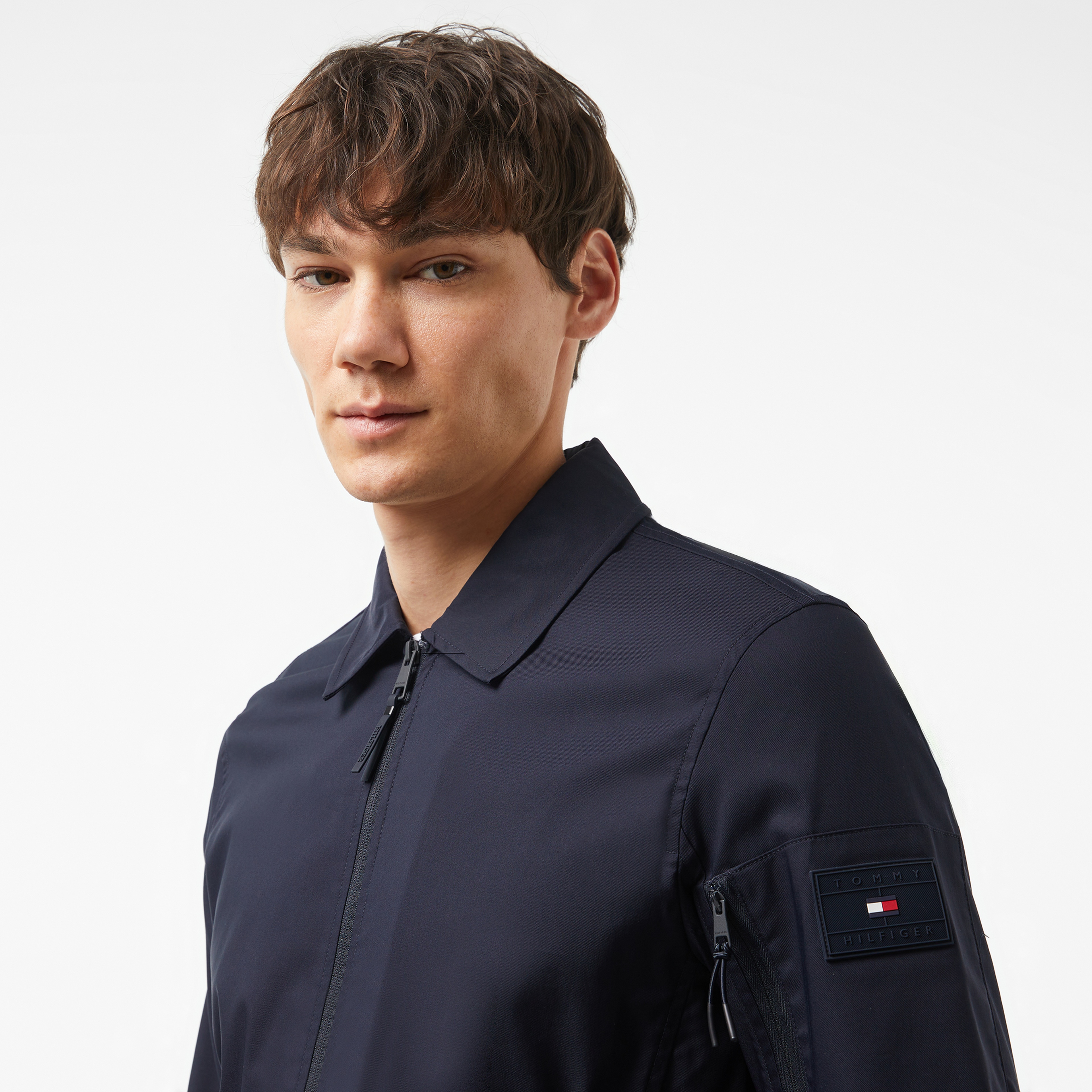 Tommy Hilfiger Erkek Mavi Mont
