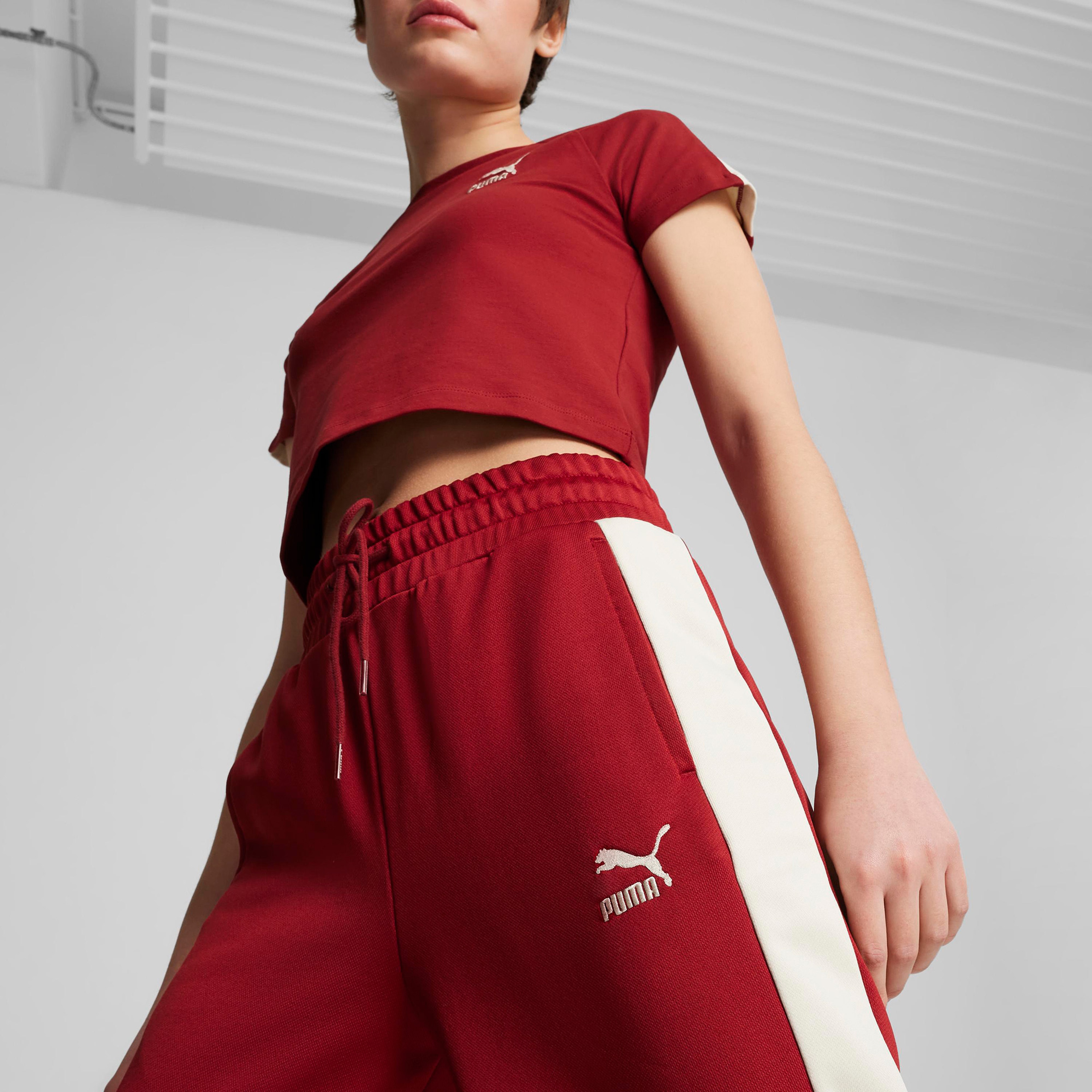 Puma Iconic T7 Track Kadın Kırmızı Eşofman Altı