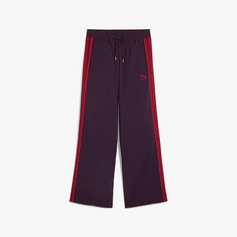 Puma T7 Play.Paris. Track Unisex Bordo Eşofman Altı