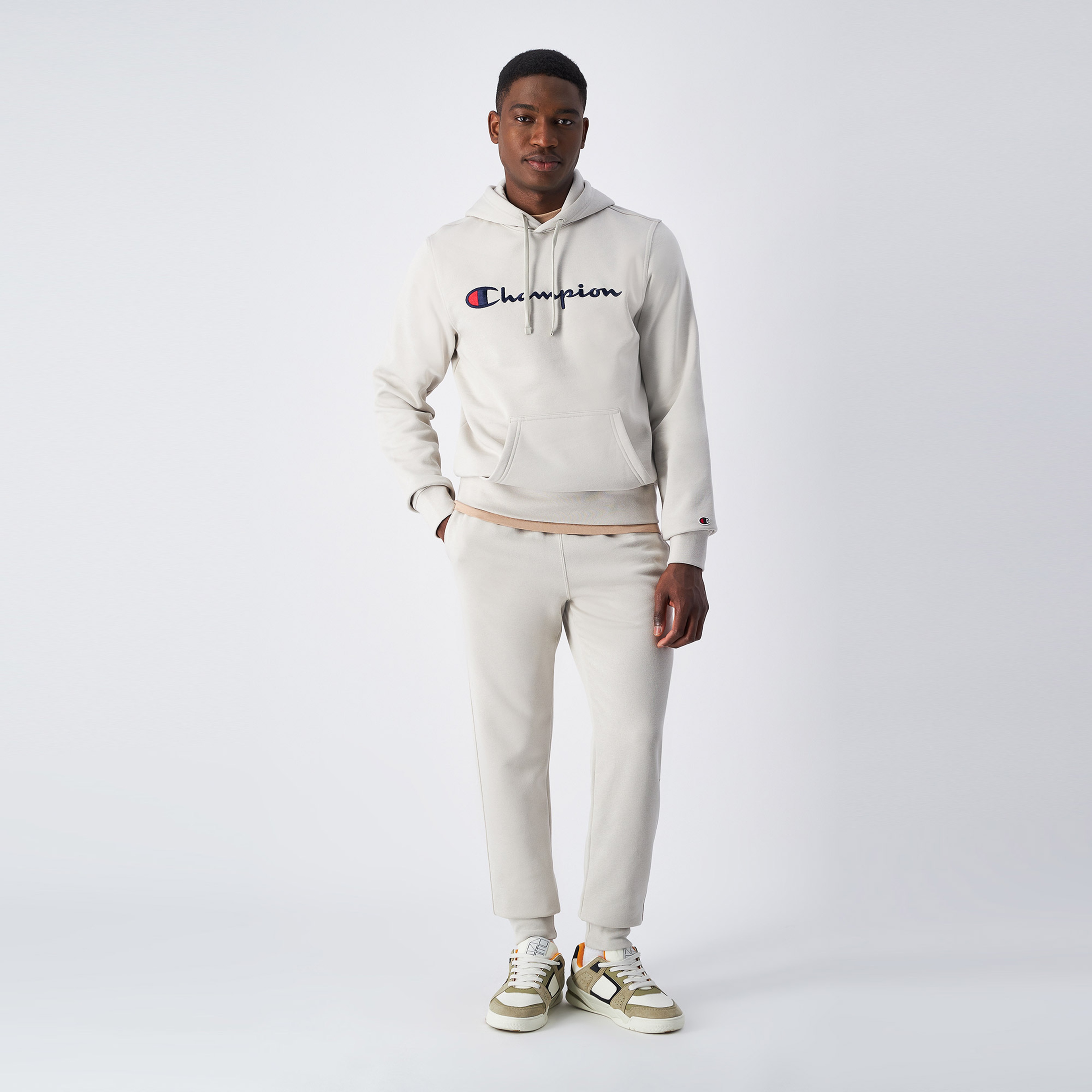 Champion Erkek Gri Sweatshirt