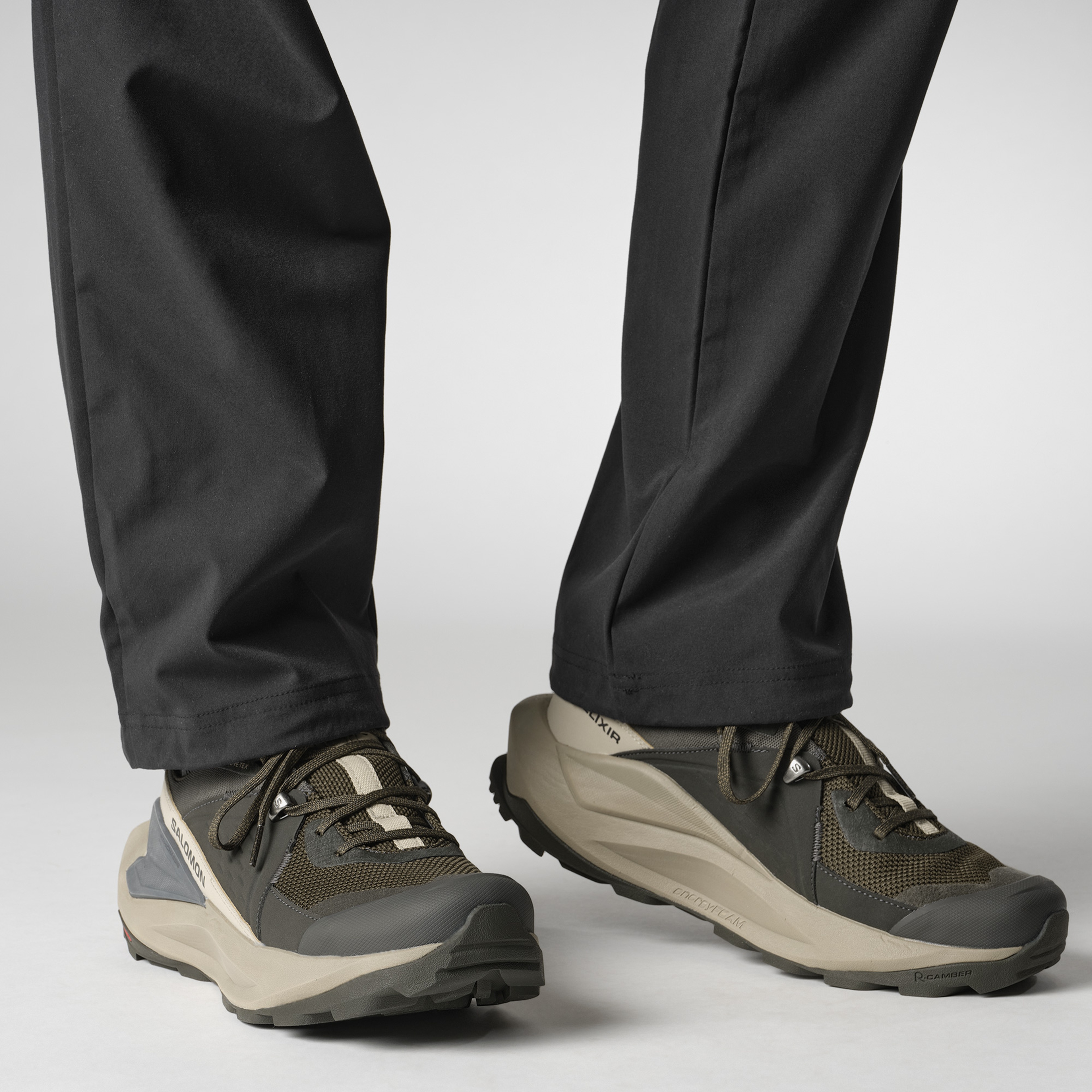 Salomon Elixir Gore-Tex Erkek Haki Outdoor Ayakkabı