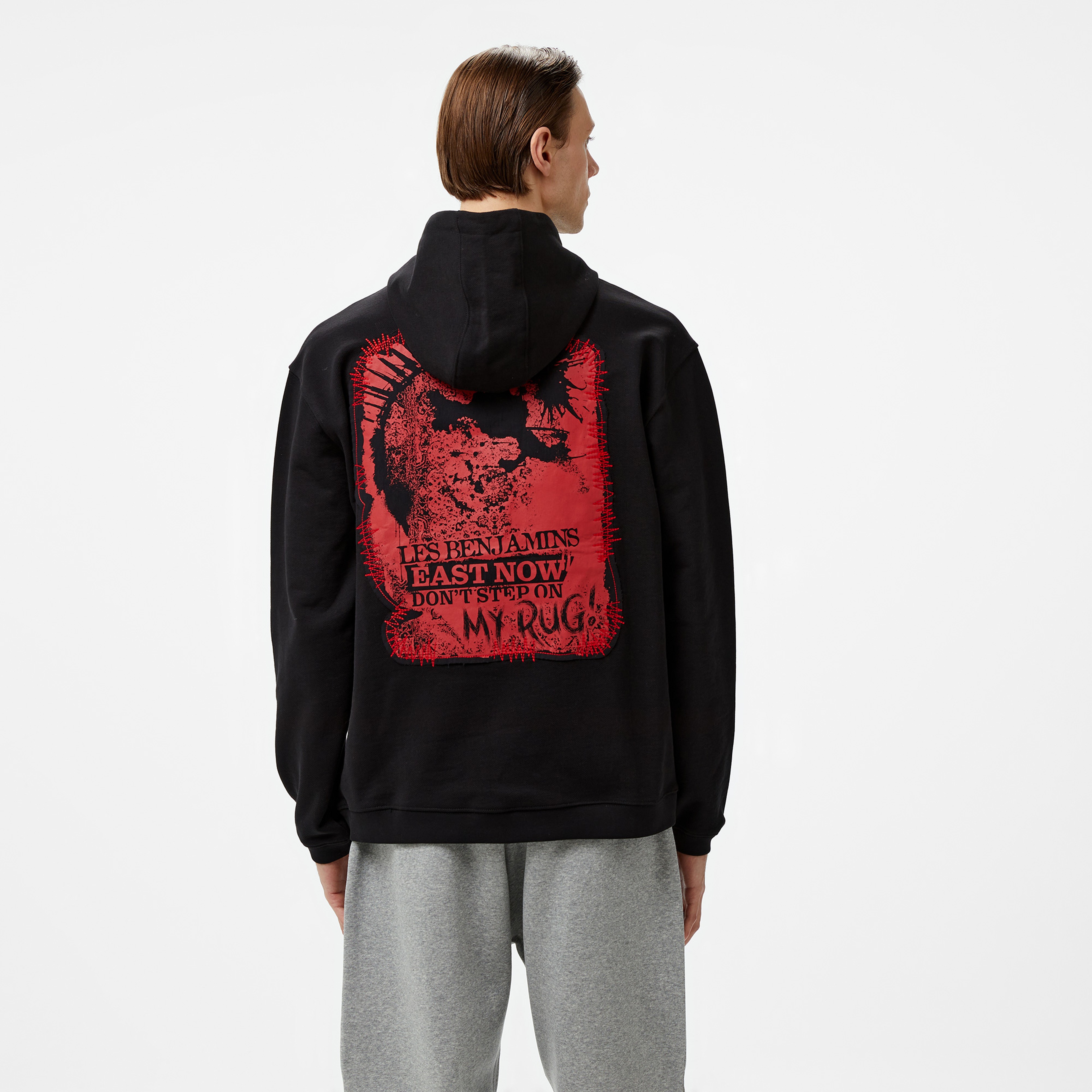 Les Benjamins 001 Erkek Siyah Sweatshirt