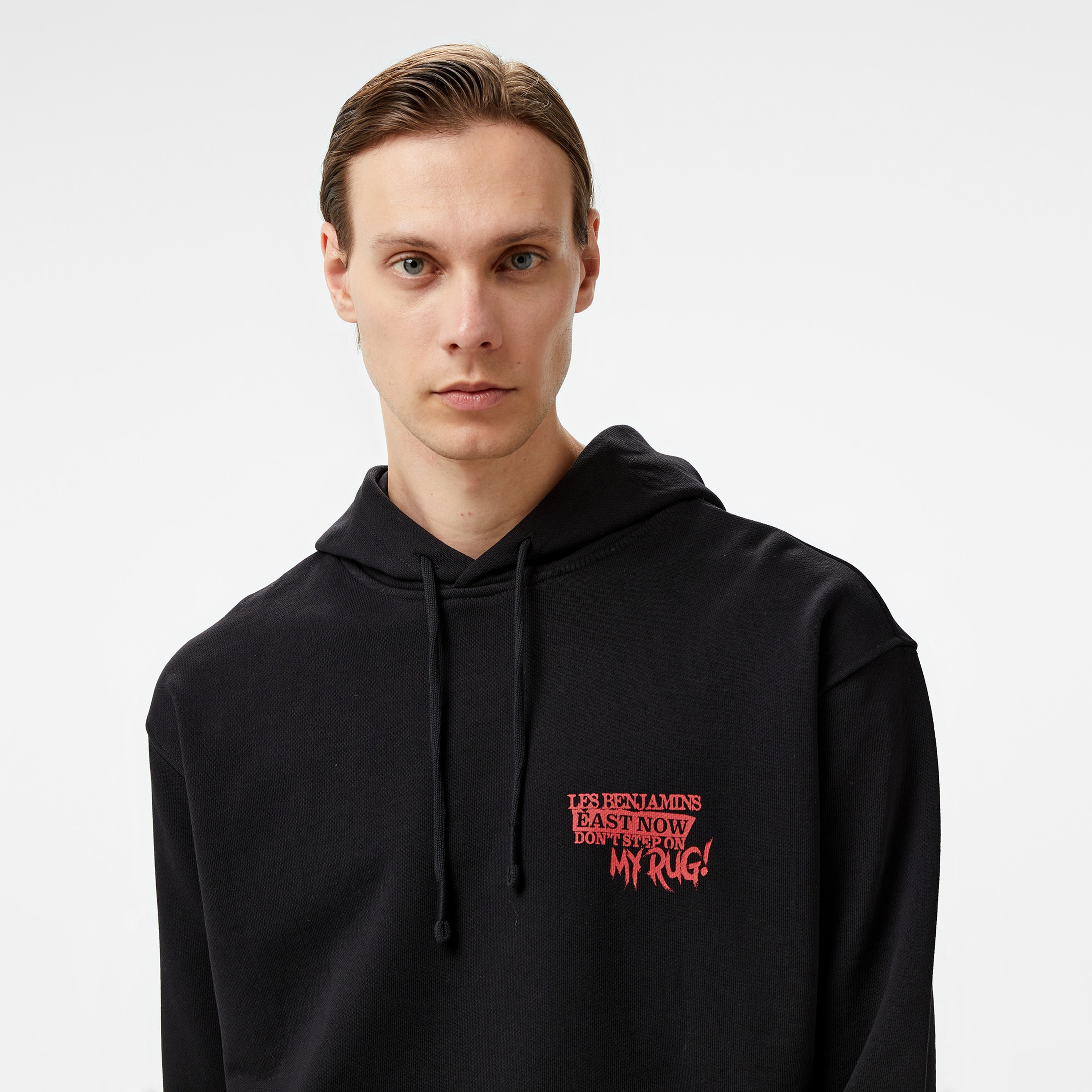 Les Benjamins 001 Erkek Siyah Sweatshirt