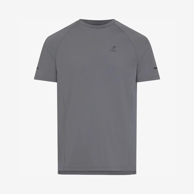 Energetics Ellazor S/S Erkek Gri Koşu T-Shirt