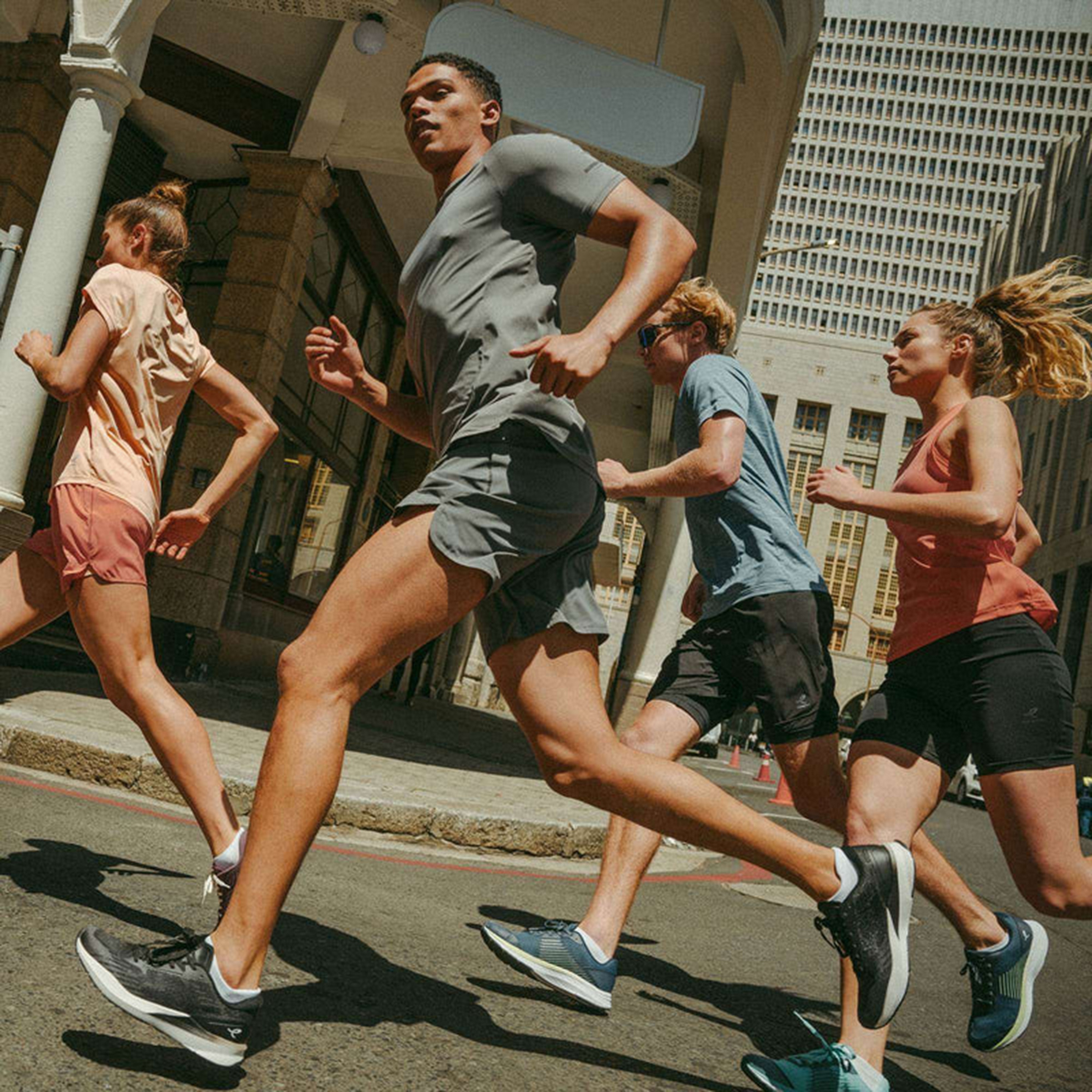 Energetics Ellazor S/S Erkek Gri Koşu T-Shirt