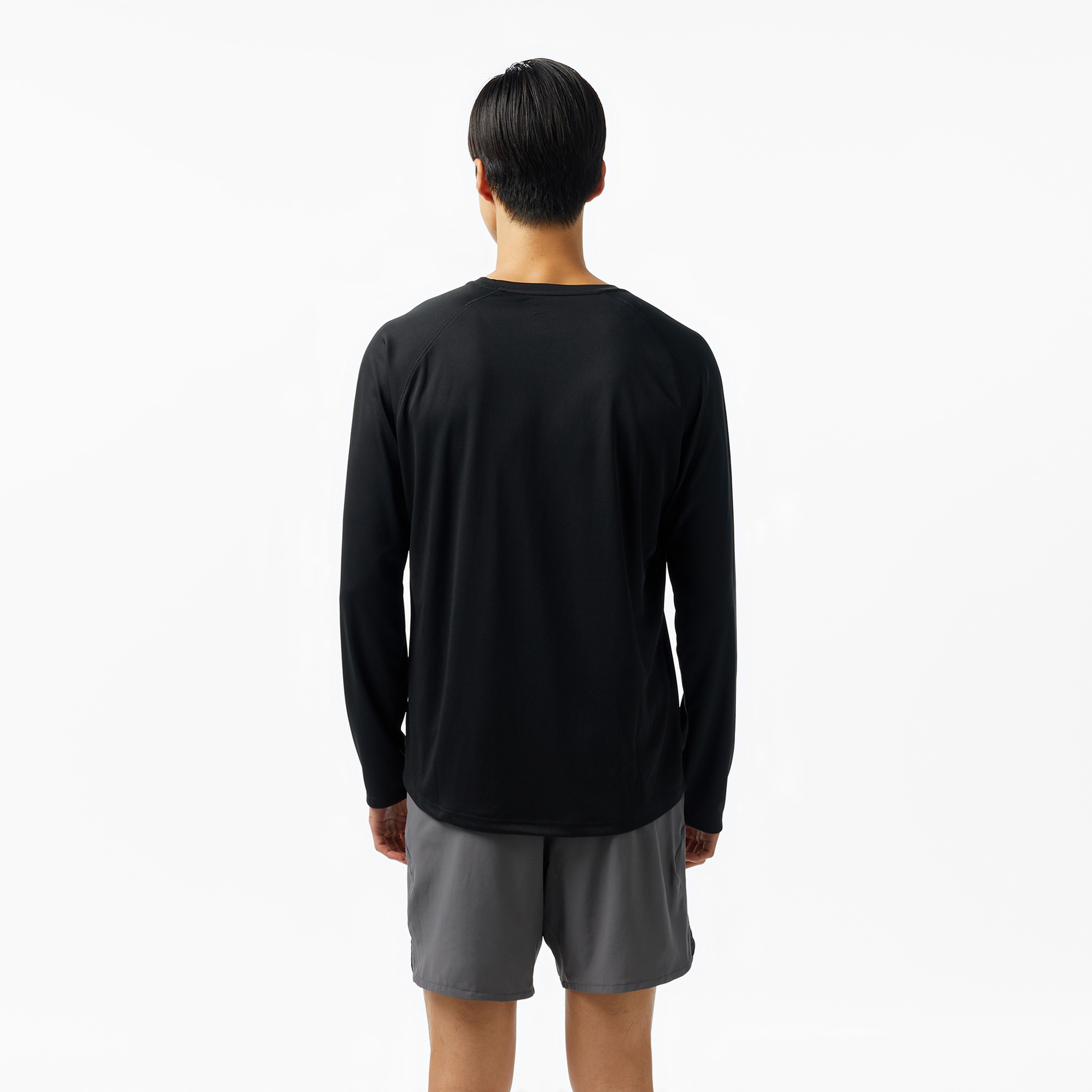 Energetics Martin Ls Erkek Siyah Koşu T-Shirt