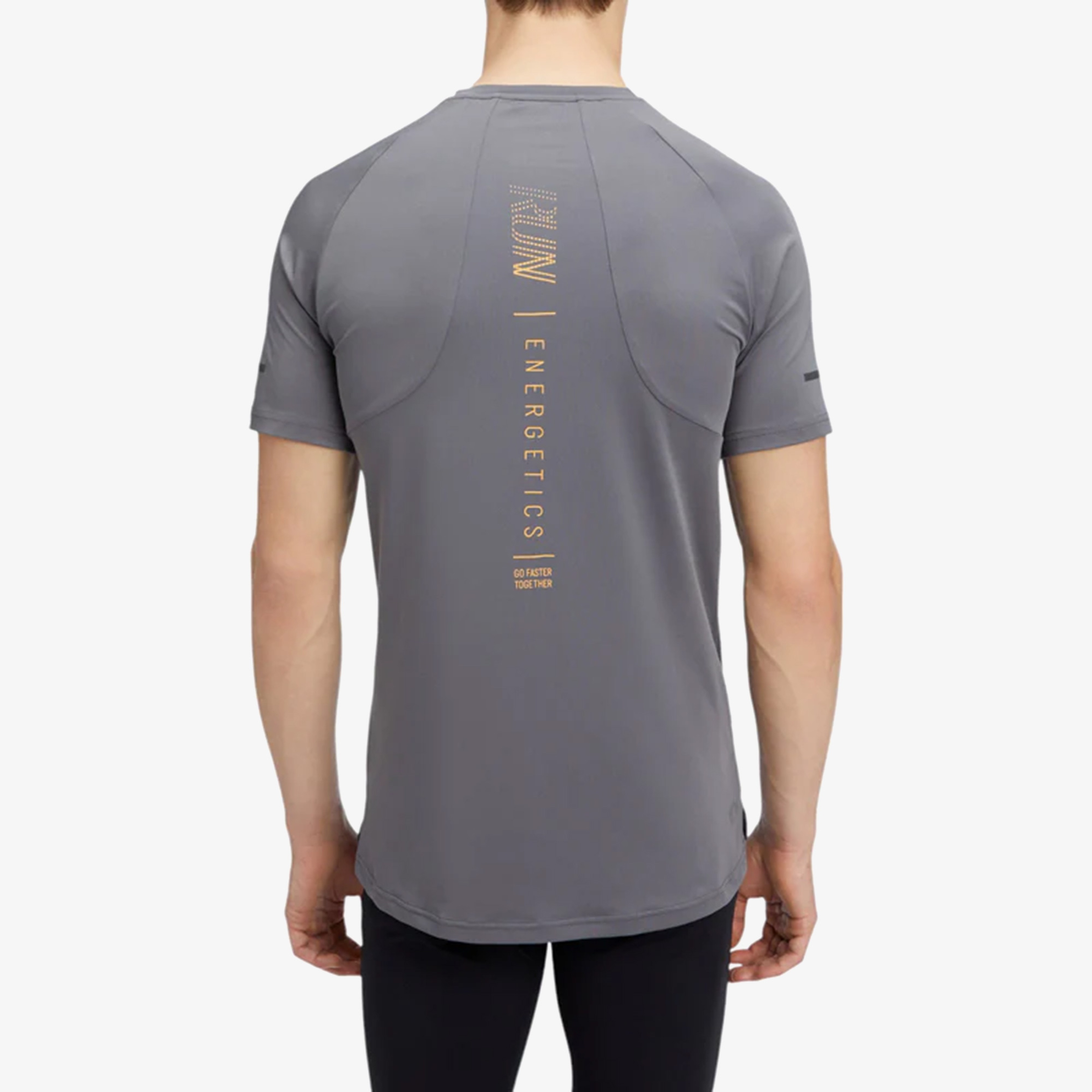 Energetics Ellazor S/S Erkek Gri Koşu T-Shirt