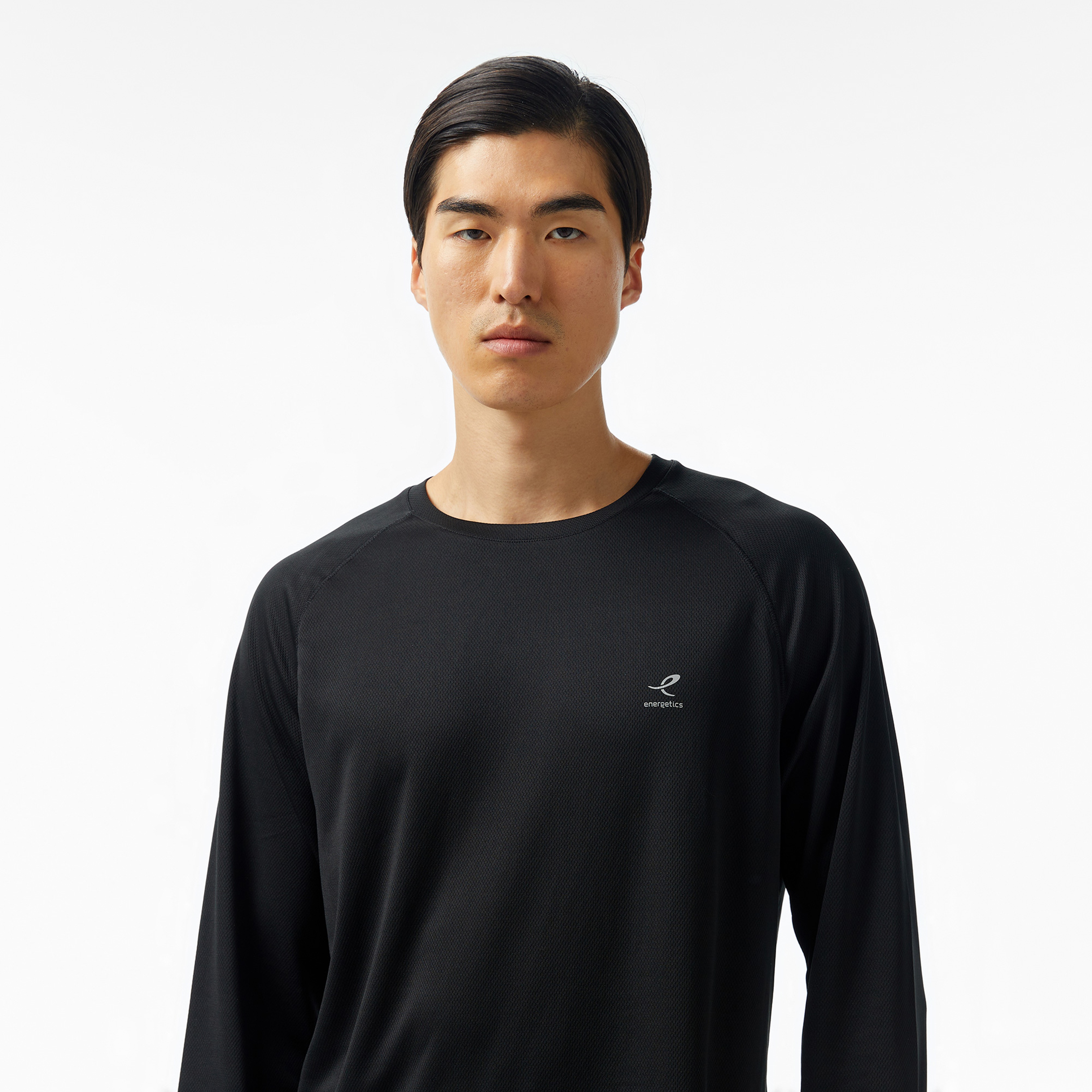Energetics Martin Ls Erkek Siyah Koşu T-Shirt