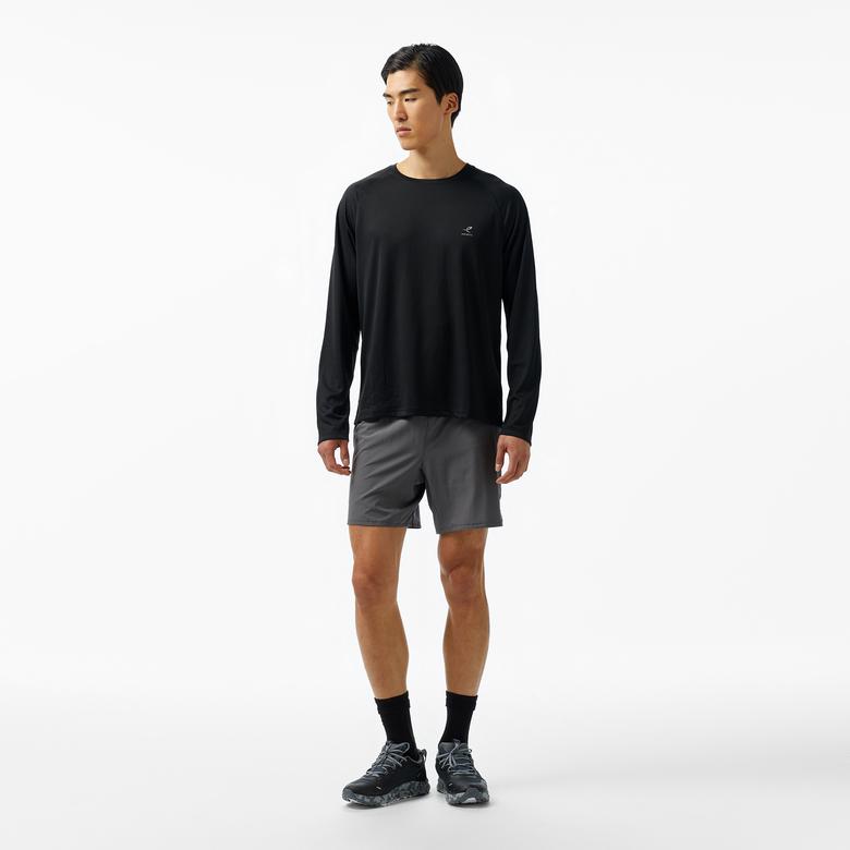 Energetics Casper V Erkek Gri Koşu Şortu