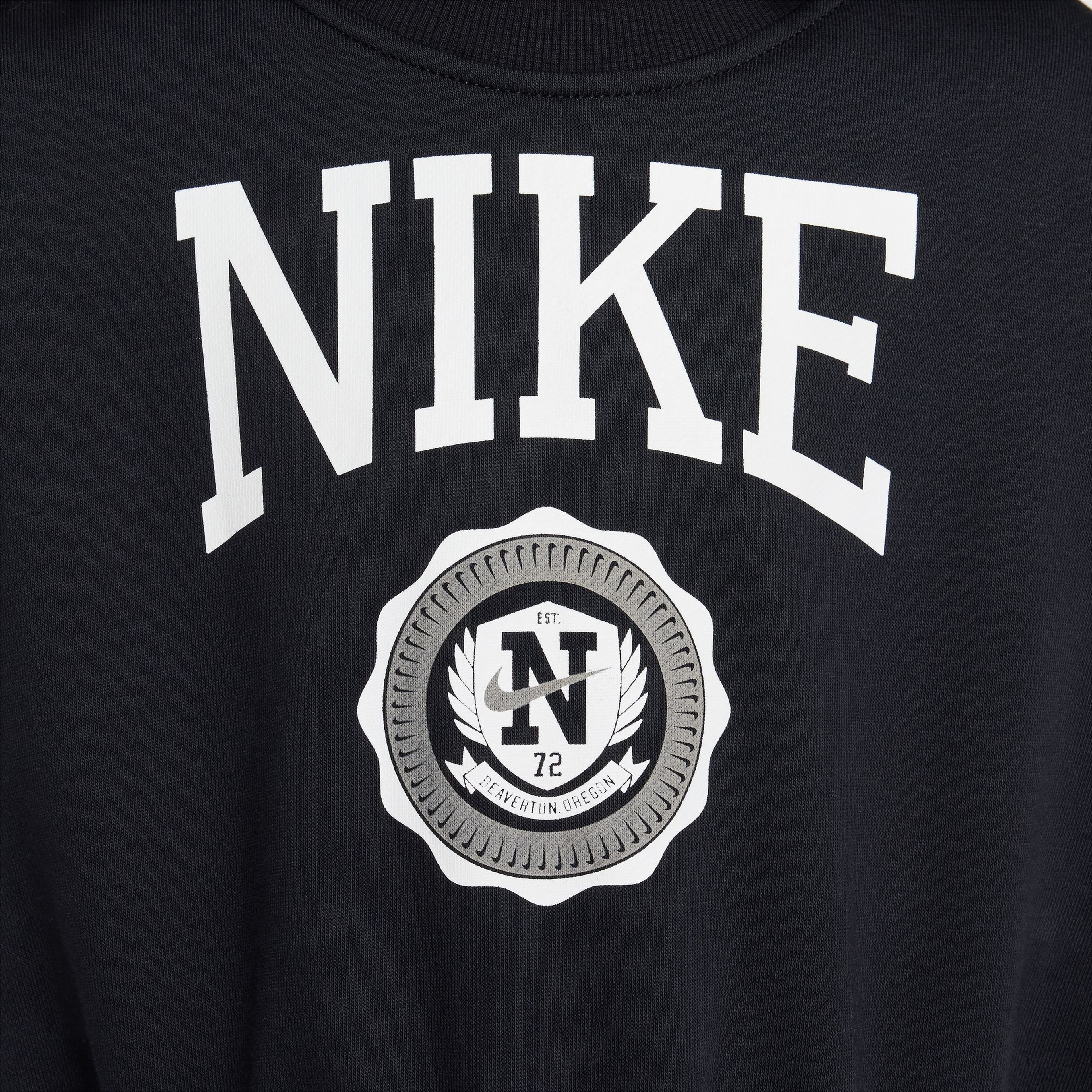 Nike Sportswear Club Çocuk Siyah Sweatshirt