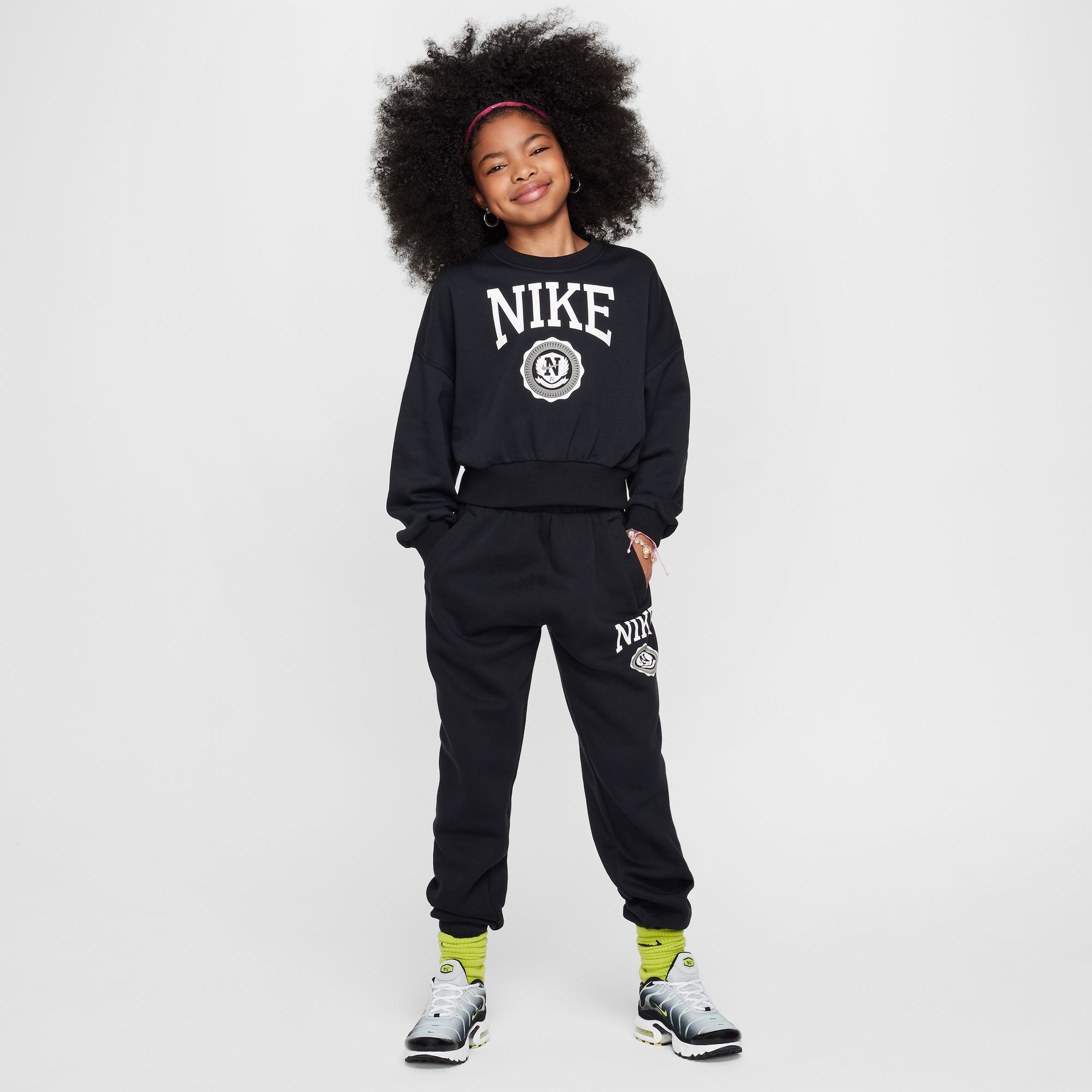 Nike Sportswear Club Çocuk Siyah Sweatshirt