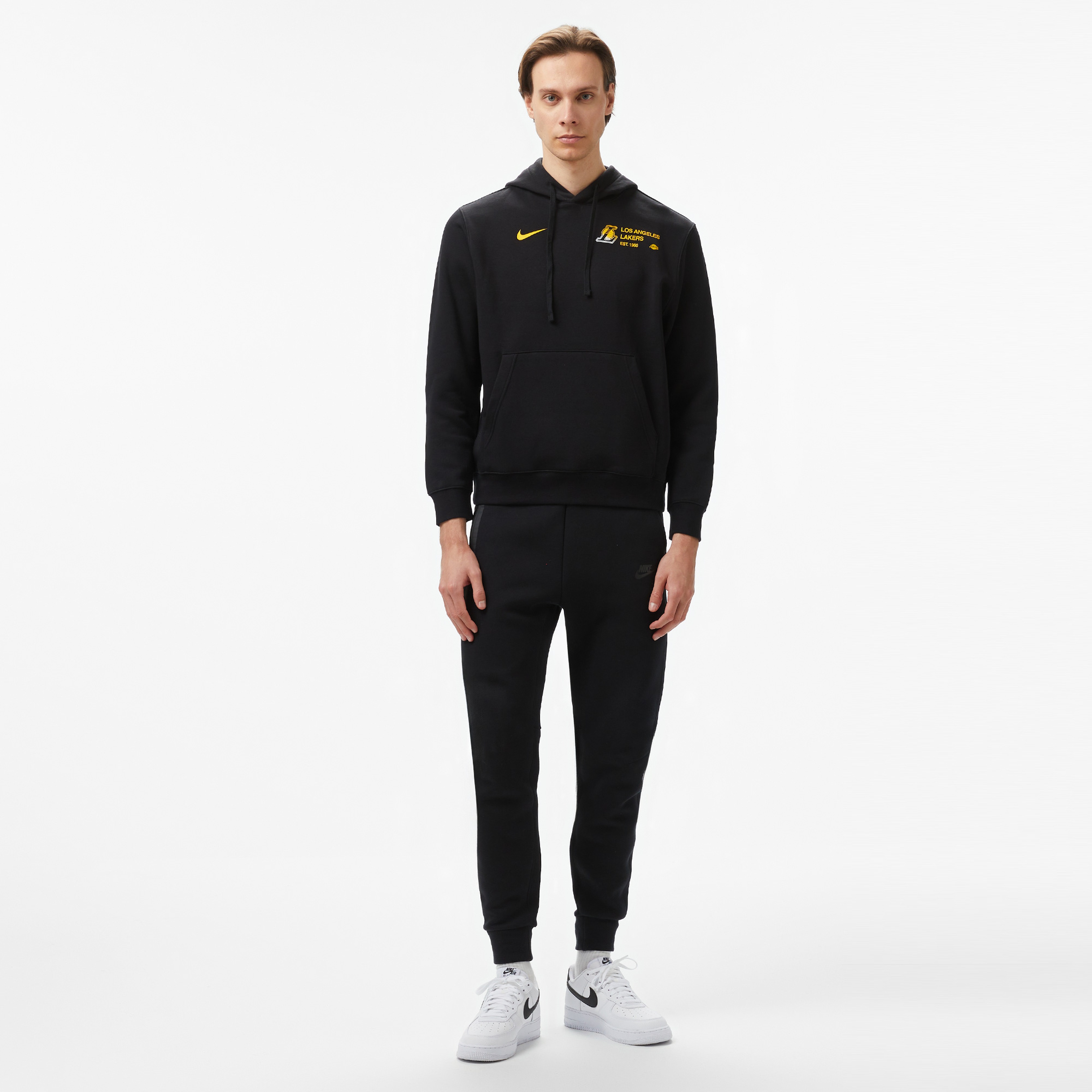 Nike Los Angeles Lakers Erkek Siyah Günlük Sweatshirt