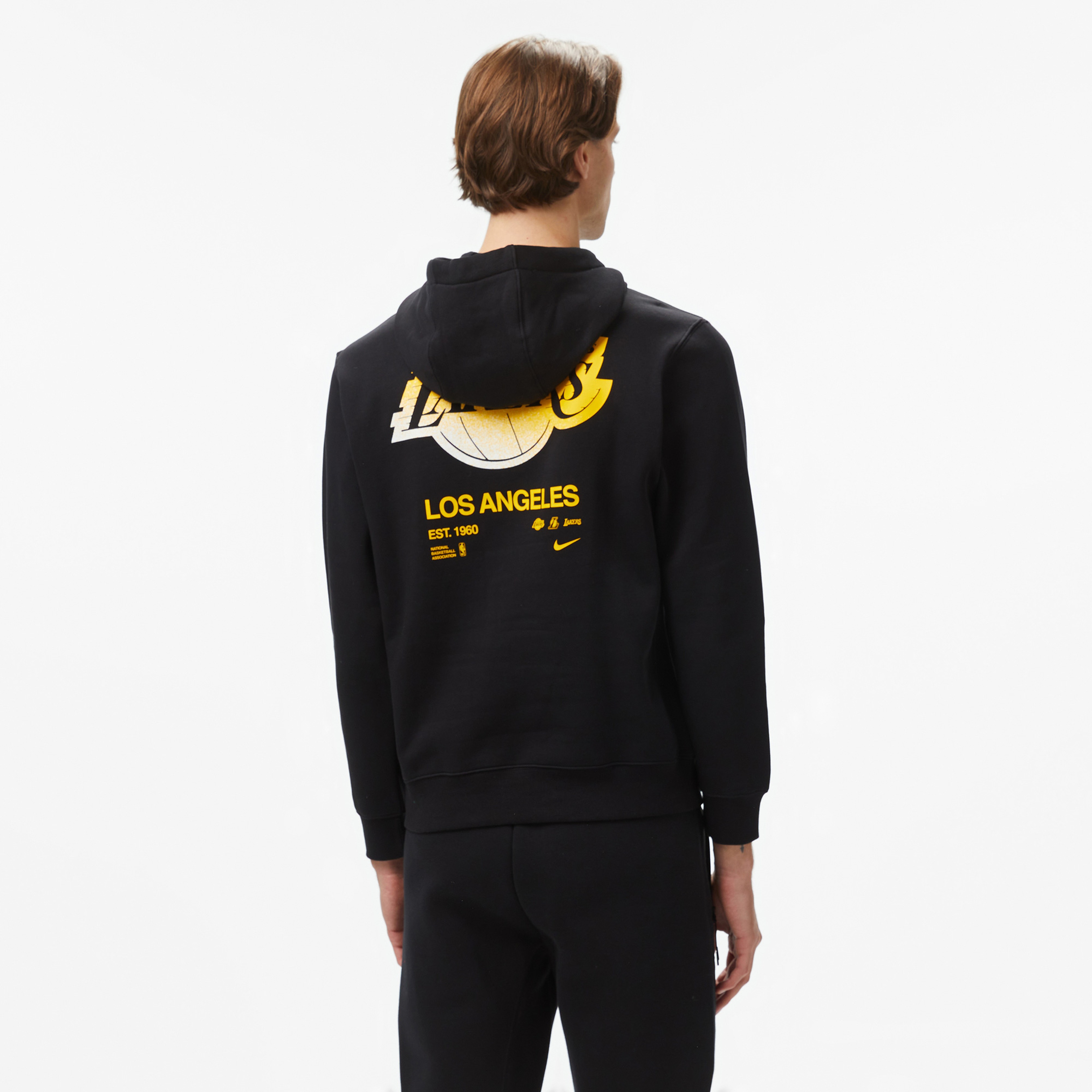 Nike Los Angeles Lakers Erkek Siyah Günlük Sweatshirt