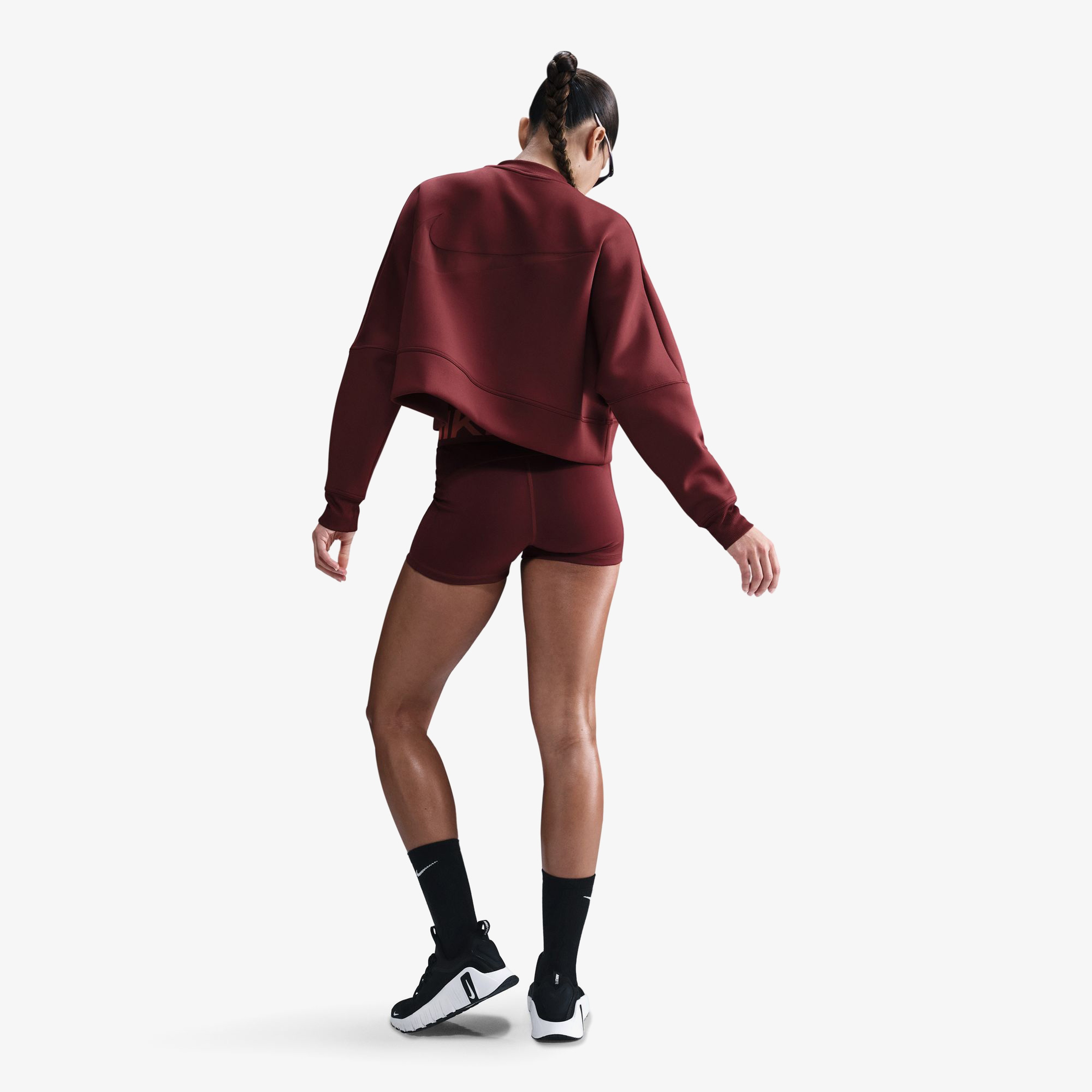 Nike Prima Kadın Bordo Sweatshirt