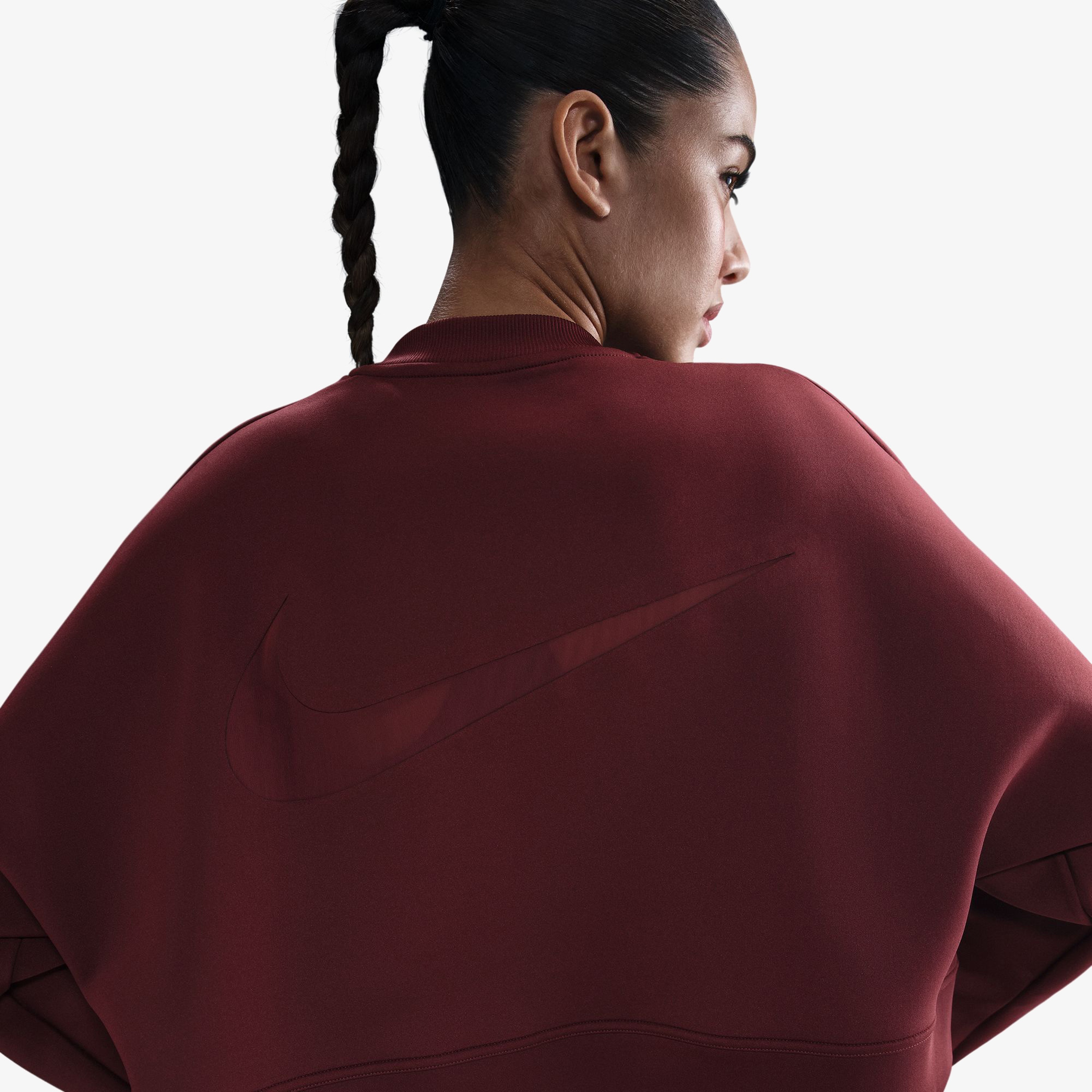 Nike Prima Kadın Bordo Sweatshirt