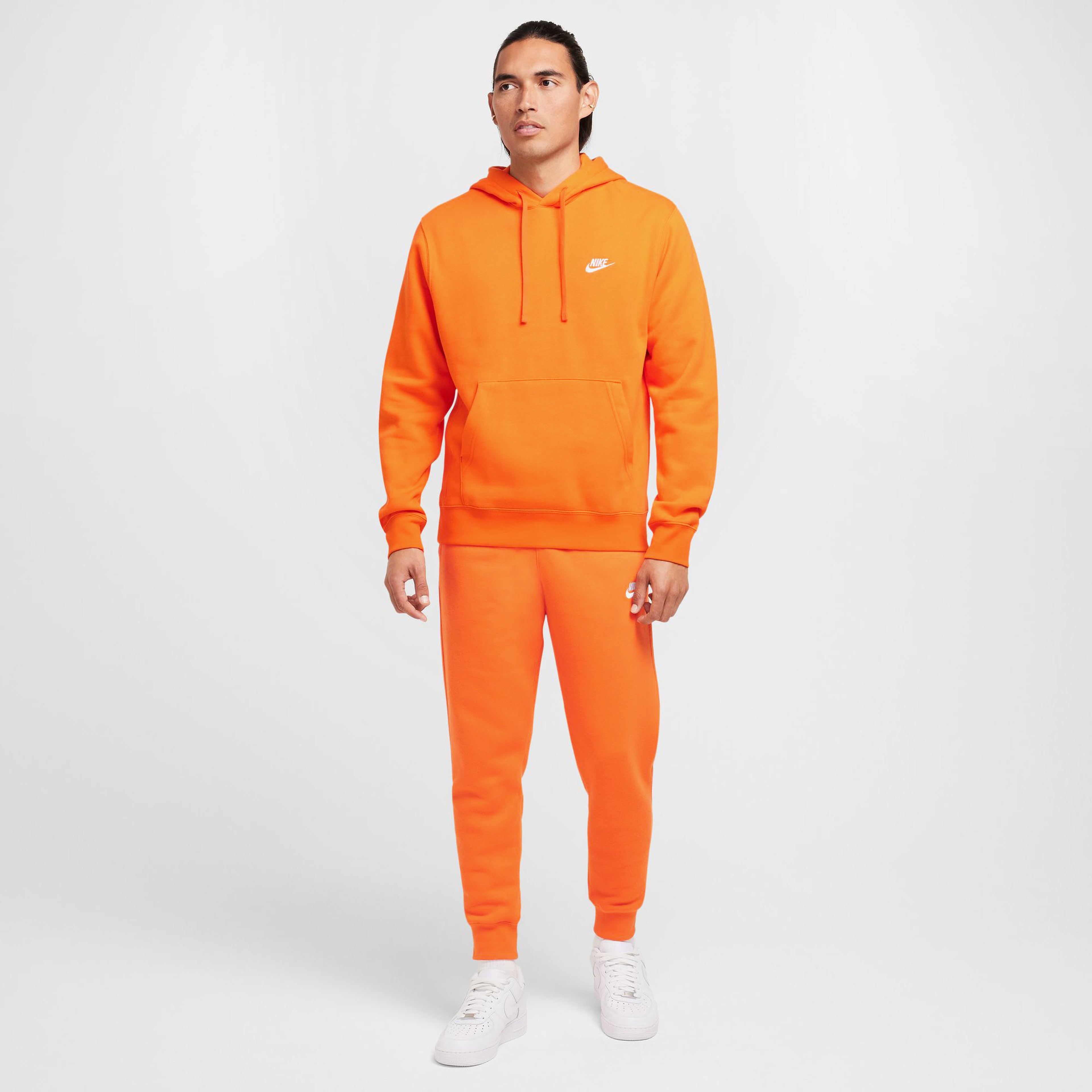 Nike Sportswear Club Fleece Erkek Turuncu Günlük Sweatshirt