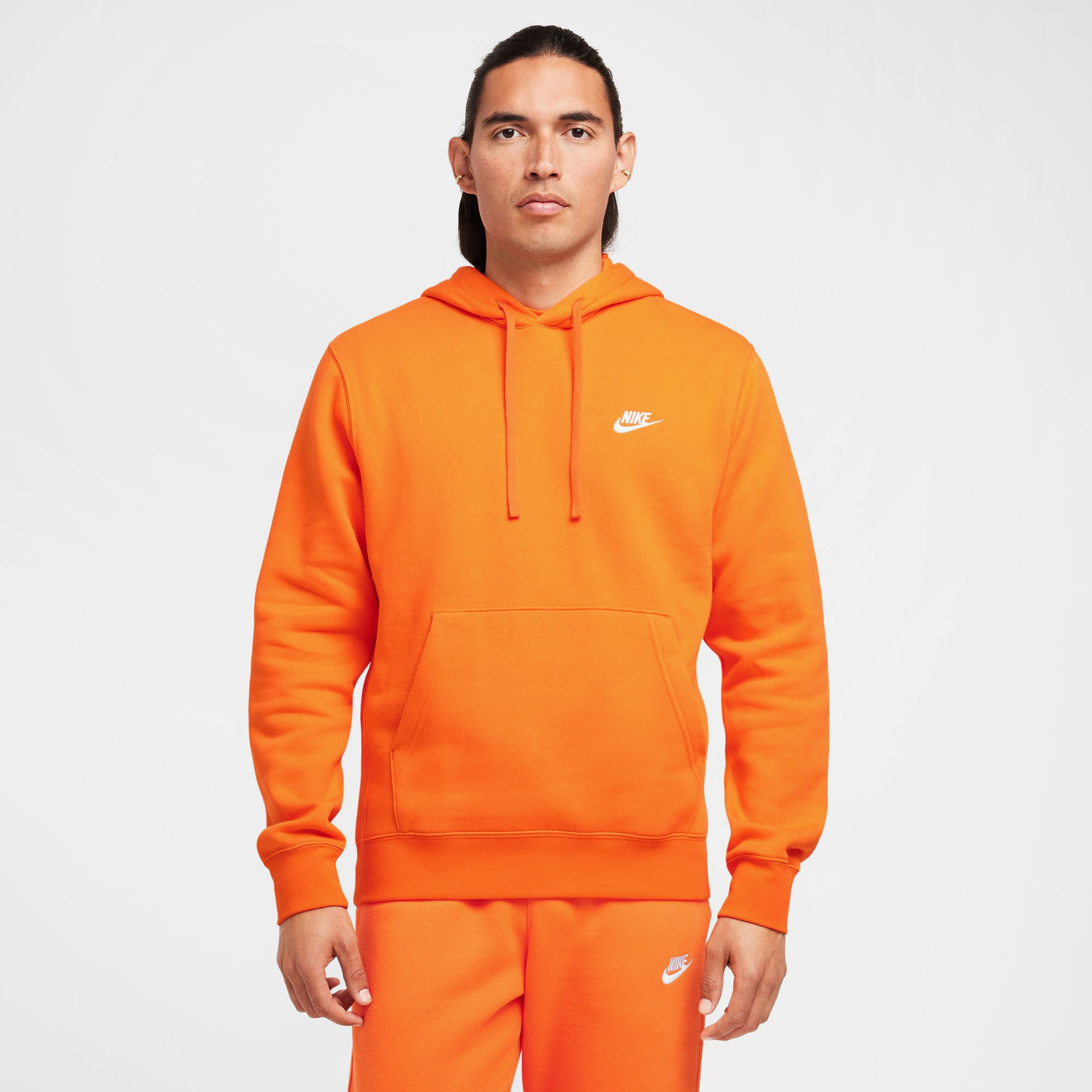 Nike Sportswear Club Fleece Erkek Turuncu Günlük Sweatshirt