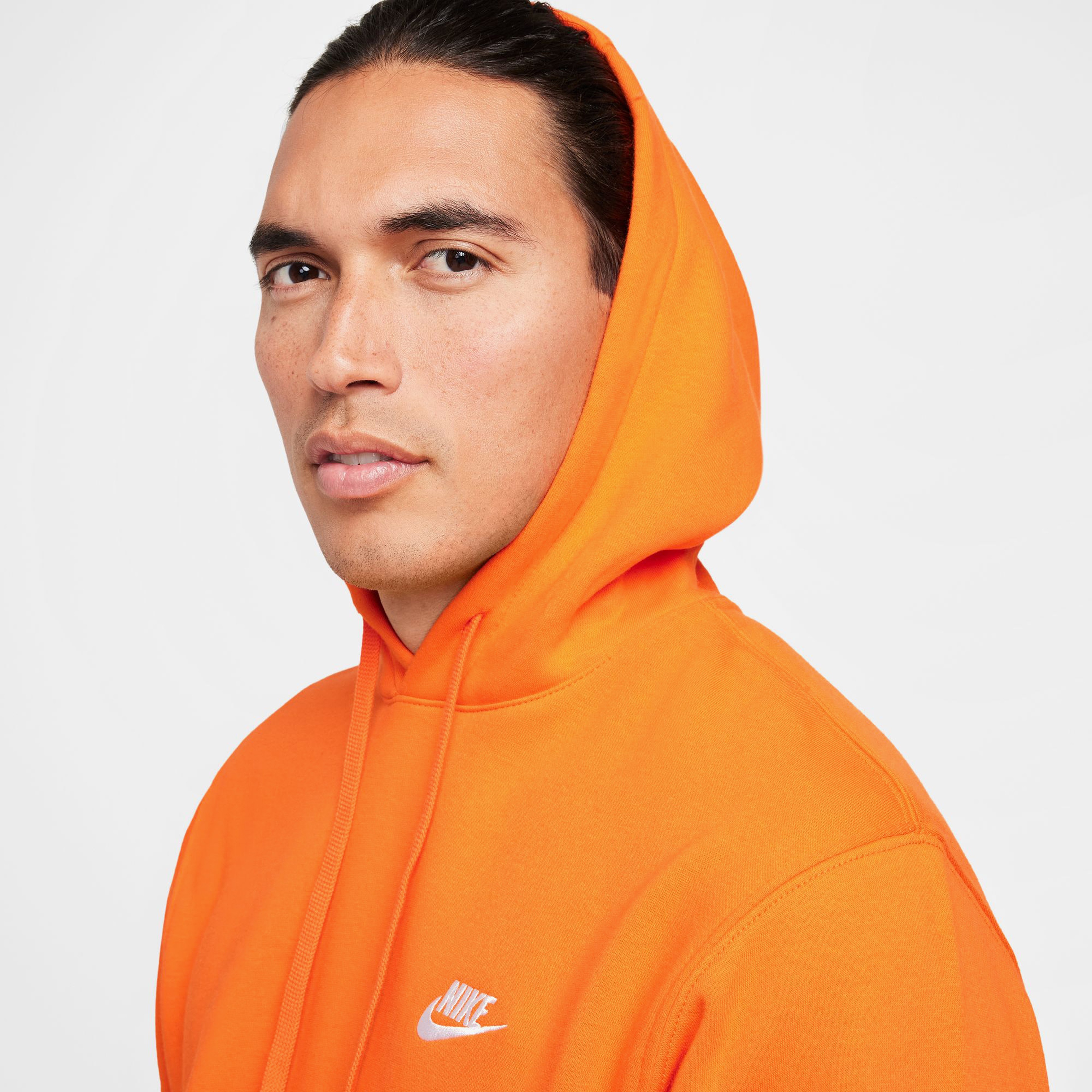 Nike Sportswear Club Fleece Erkek Turuncu Günlük Sweatshirt