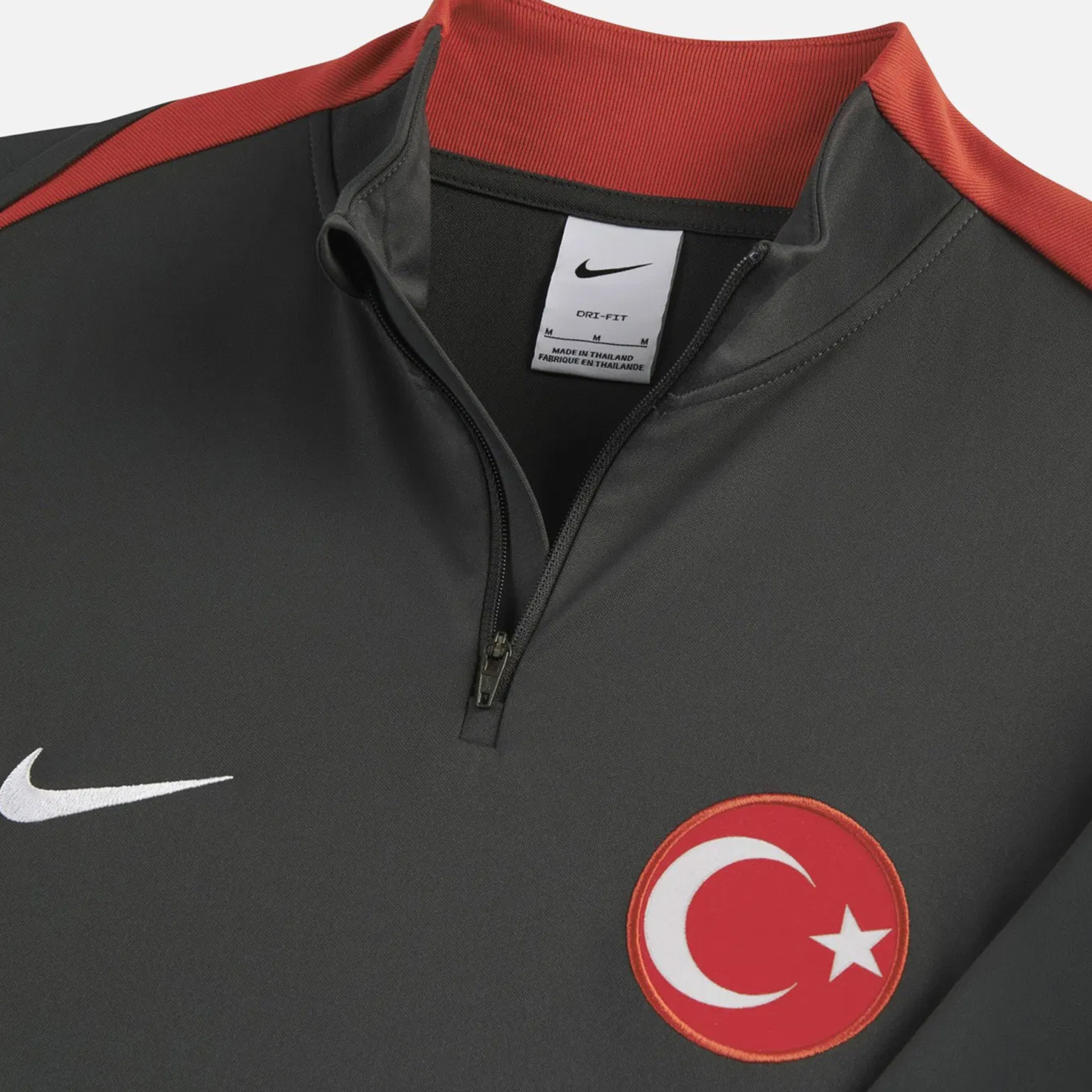 Nike Türkiye A Milli Takım Erkek Gri Futbol Üstü