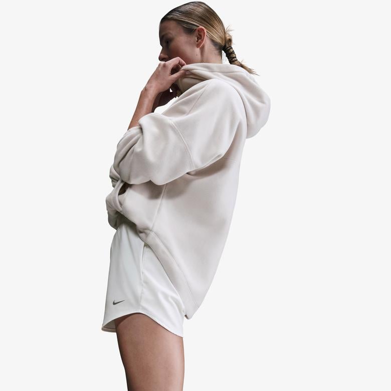 Nike One Therma Fit Pullover Kadın Gri Günlük Sweatshirt