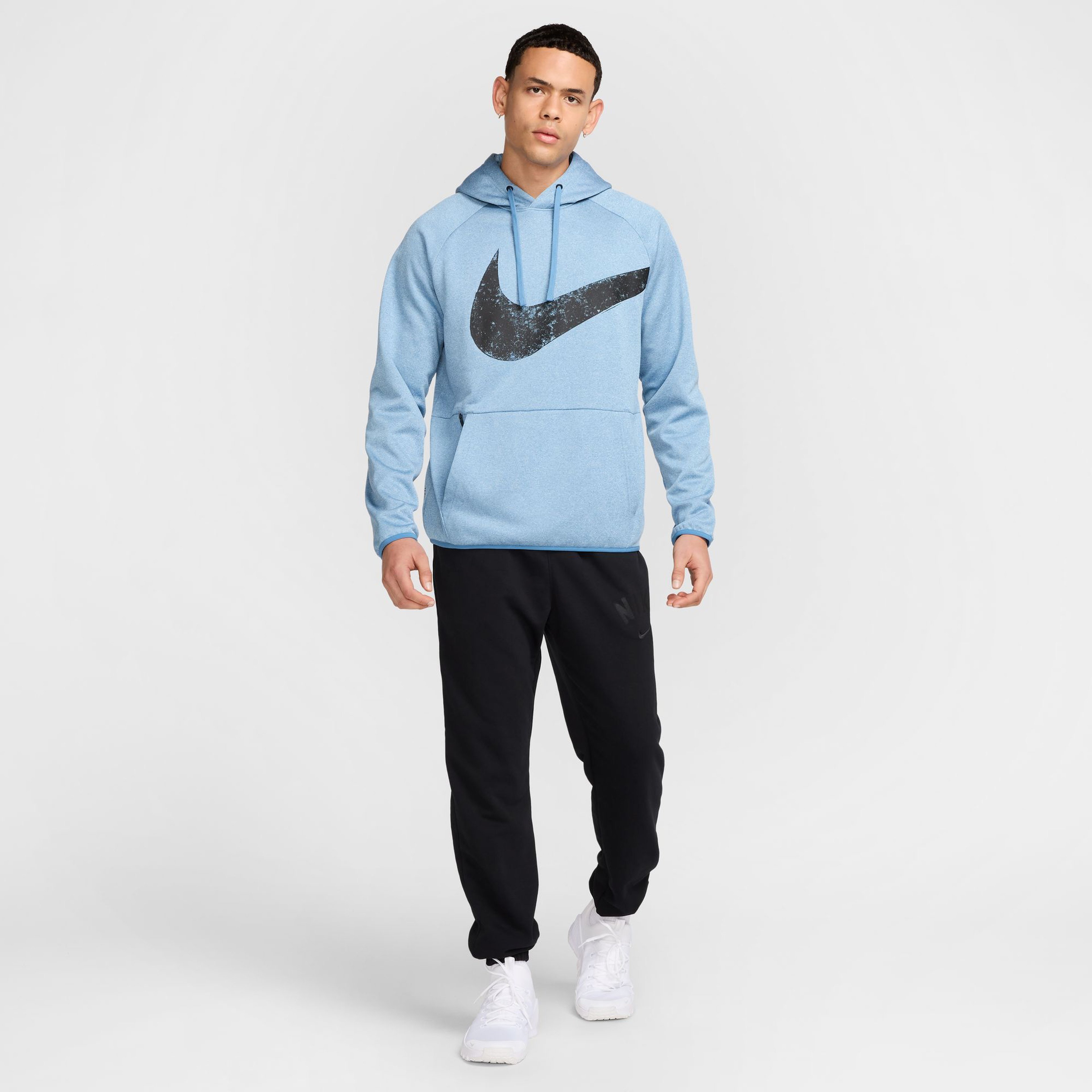Nike Therma Fit Pro Erkek Mavi Günlük Sweatshirt